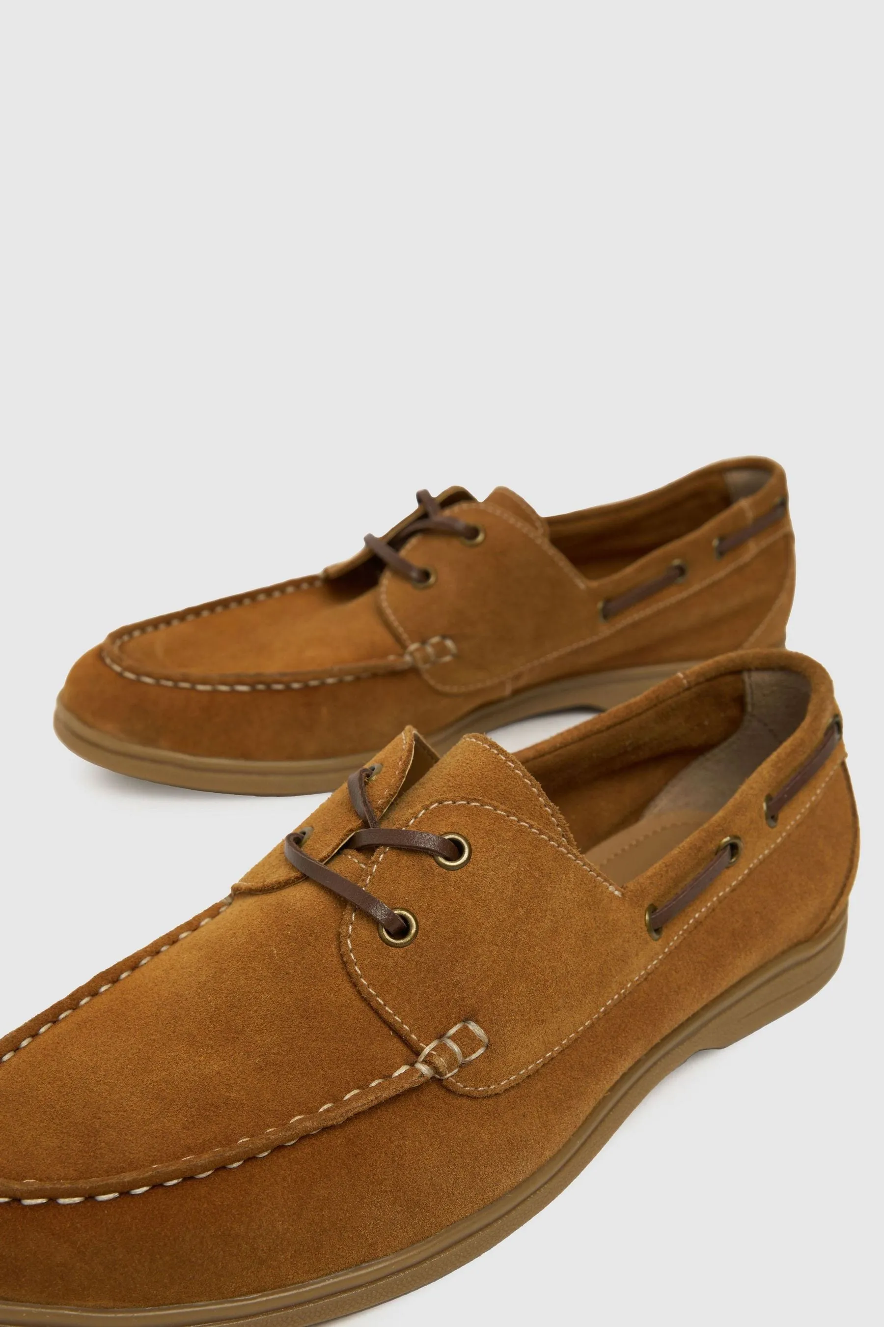 Schuh Pablo - Marrone a barca scamosciata - Scarpe
