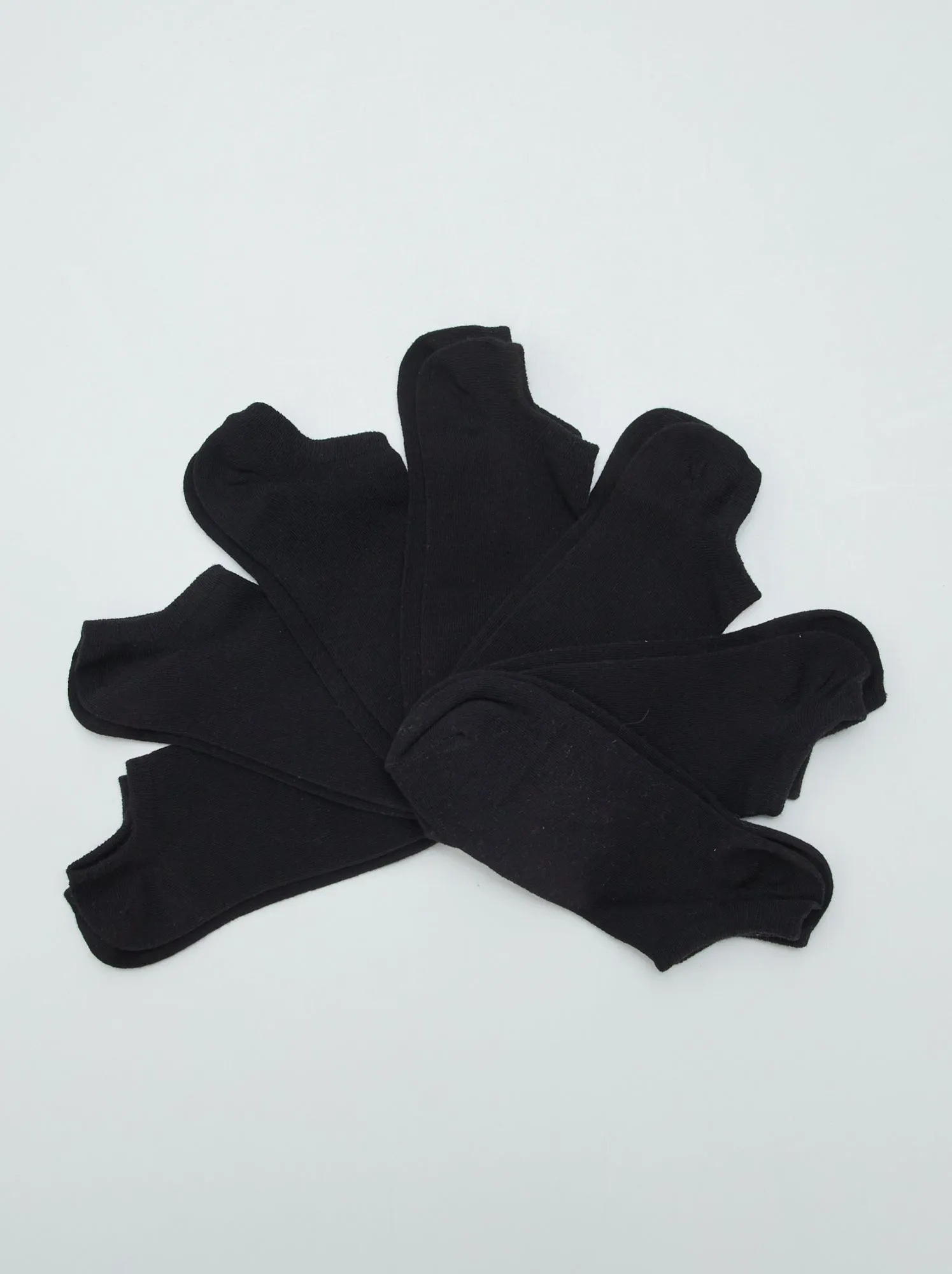Set di 4 paia di fantasmini - NERO