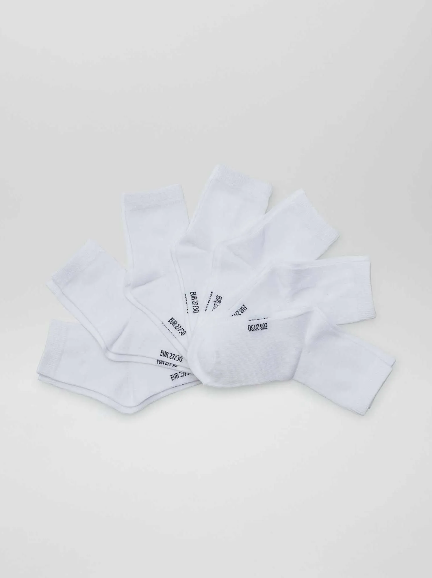 Set di 7 paia di calzini - BIANCO