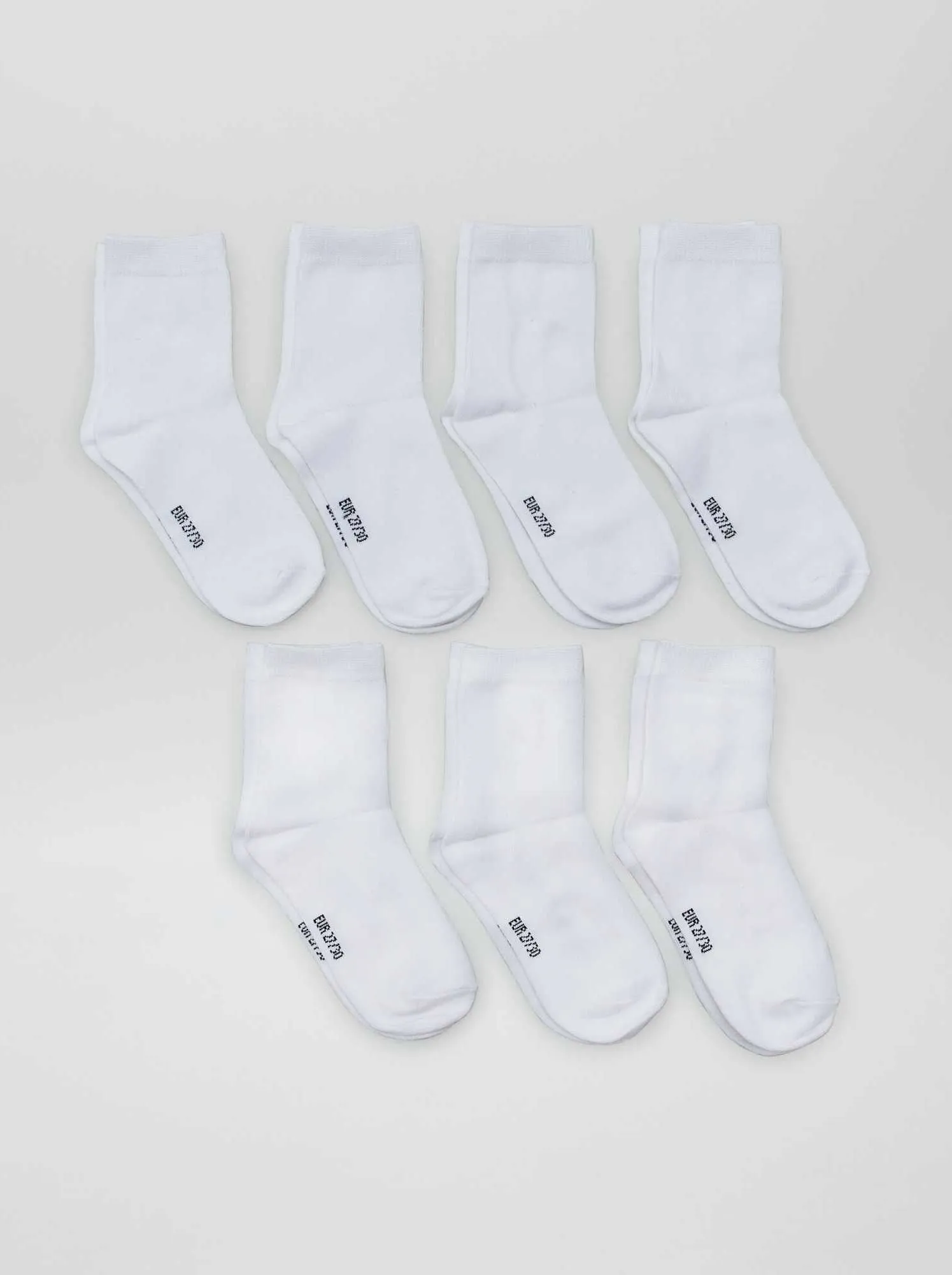 Set di 7 paia di calzini - BIANCO