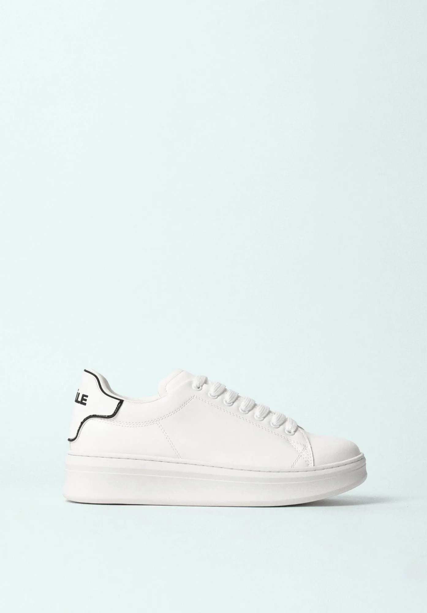 SNEAKERS ADDICT IN ECOPELLE CON RUBBER PATCH