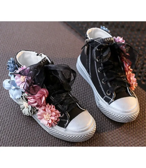 Sneakers baby-adult flower