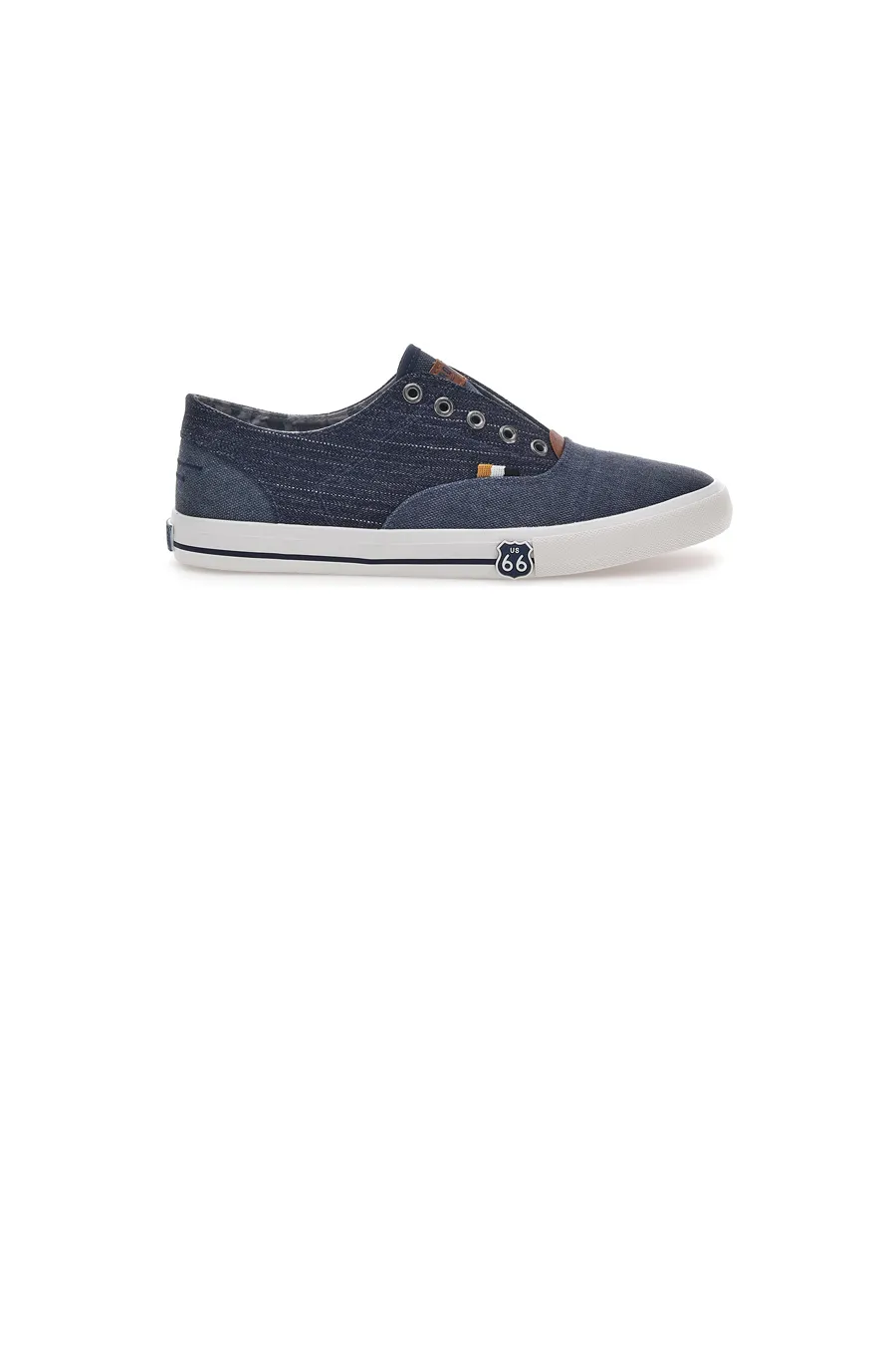 Sneakers Blu Jeans Slip-On Senza Lacci Route 66 01819