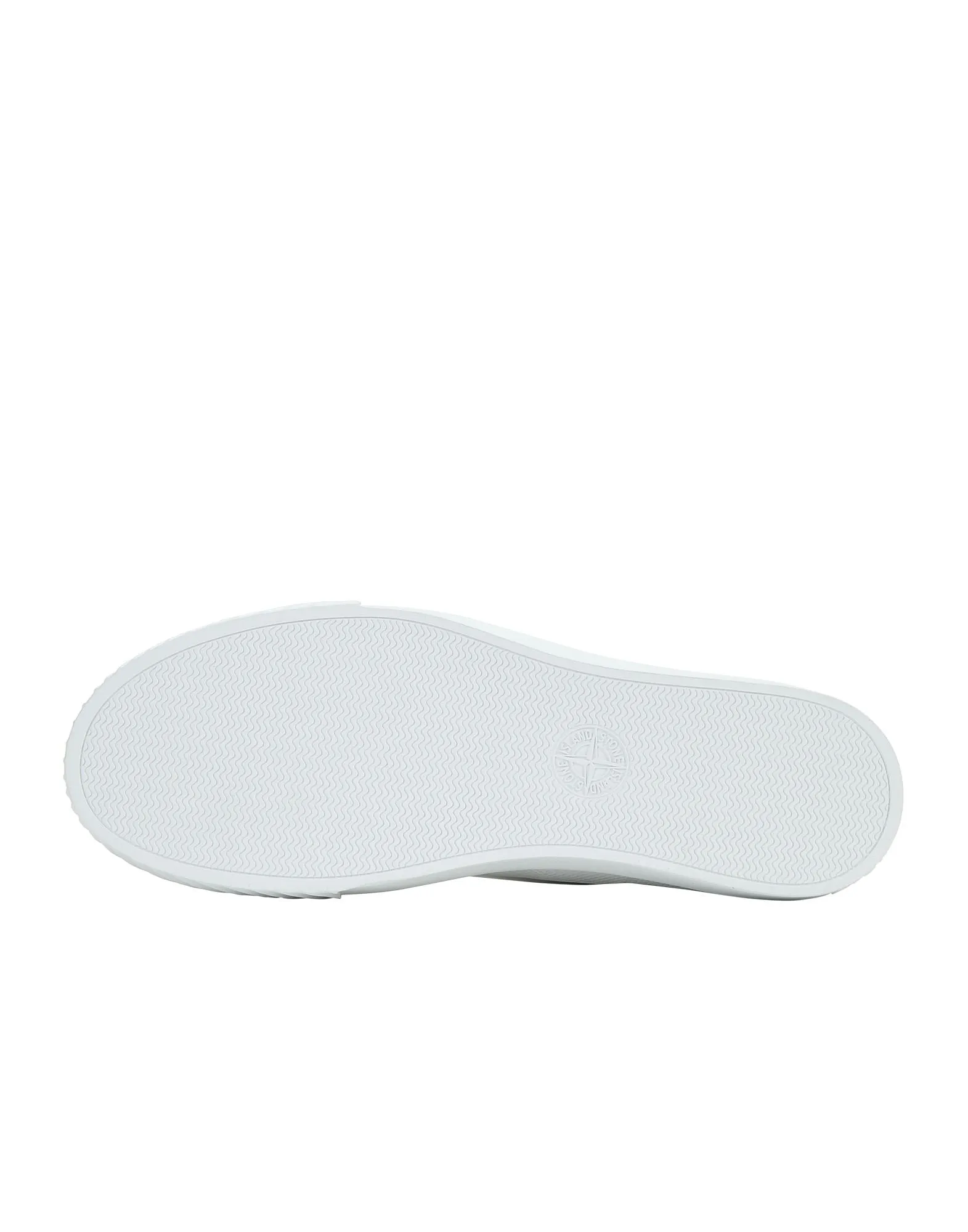 Sneakers Deck Basse con Logo Bianco
