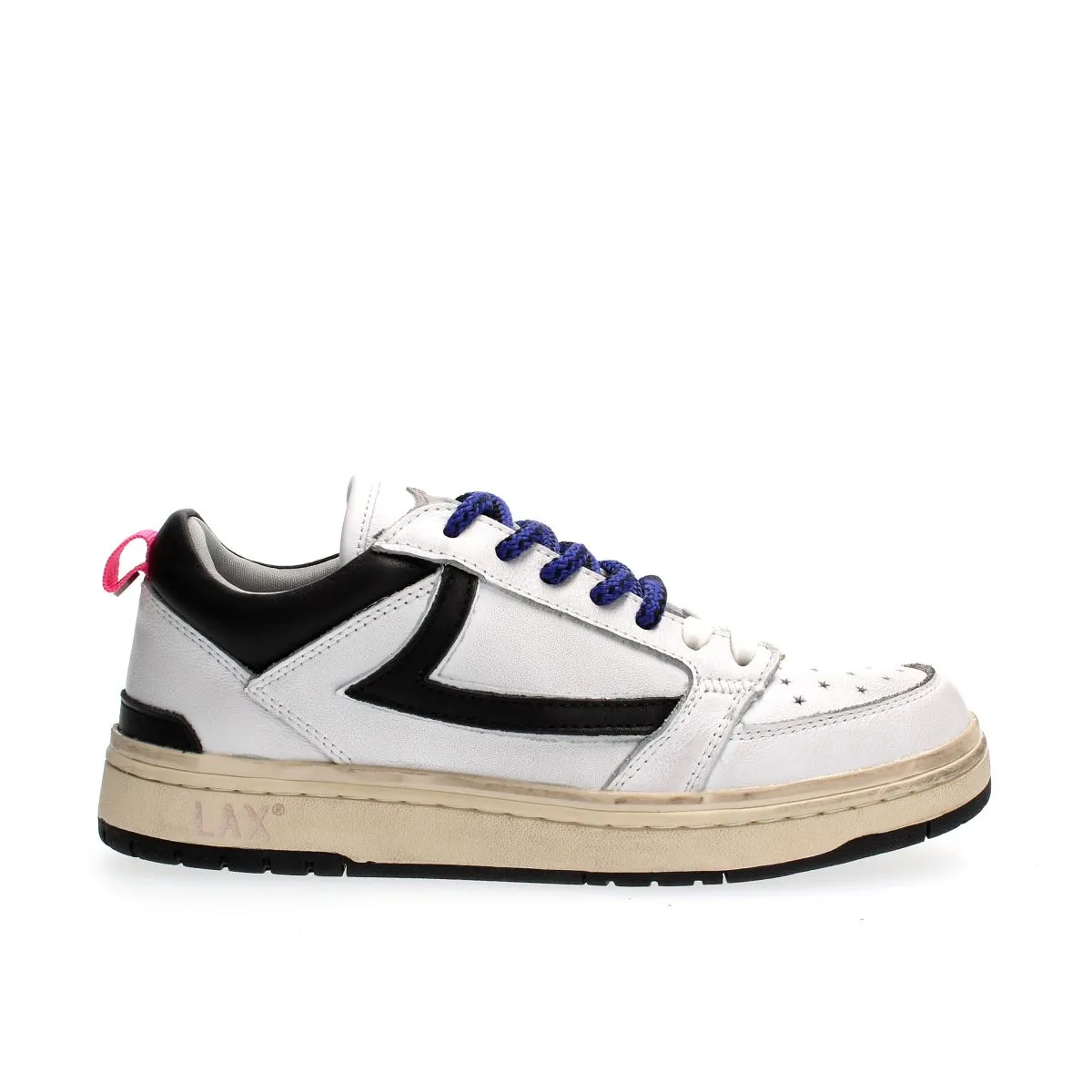 SNEAKERS Donna HTC LOS ANGELES STARLIGHT LOW VINTAGE W-WB 23SHTSC009 WHITE/BLACK