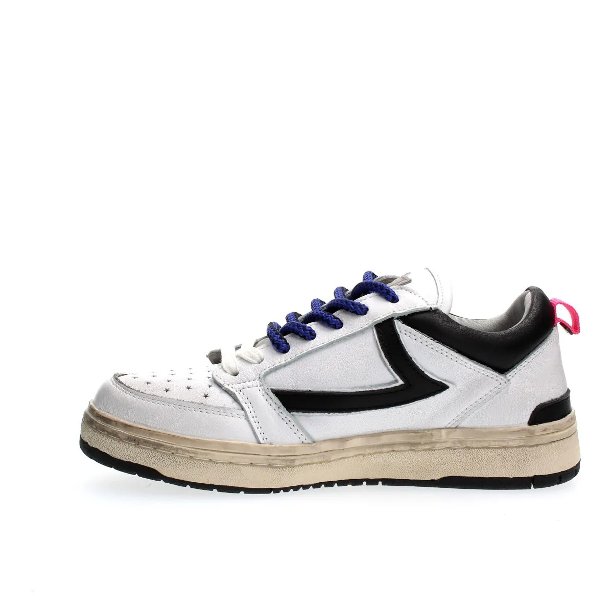 SNEAKERS Donna HTC LOS ANGELES STARLIGHT LOW VINTAGE W-WB 23SHTSC009 WHITE/BLACK