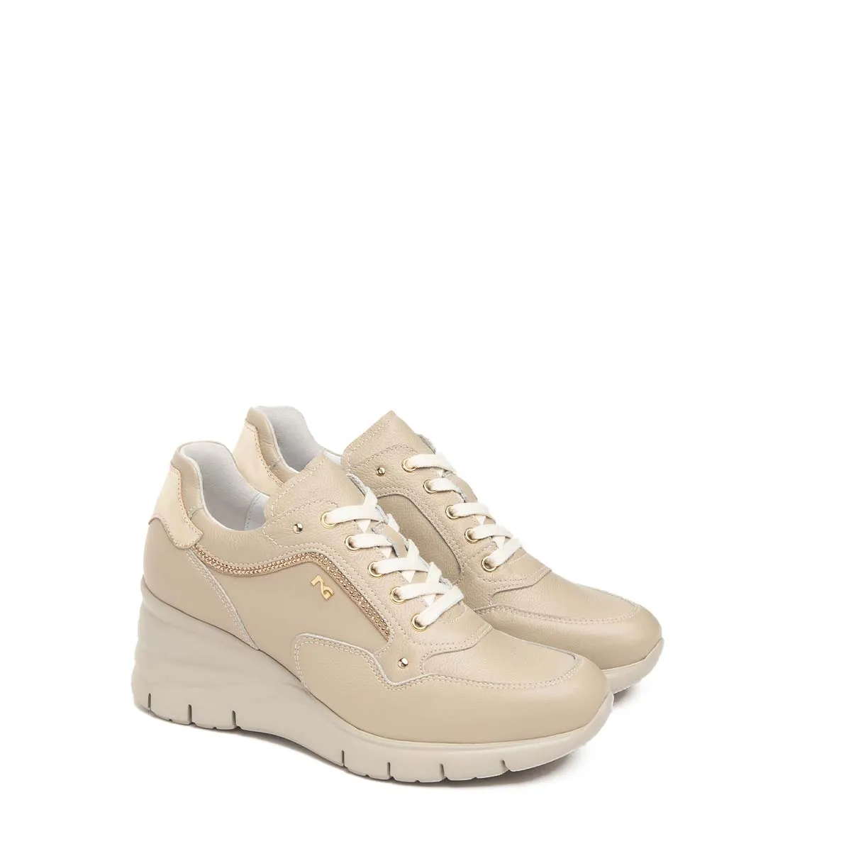   Sneakers Donna in pelle NEROGIARDINI I411480D