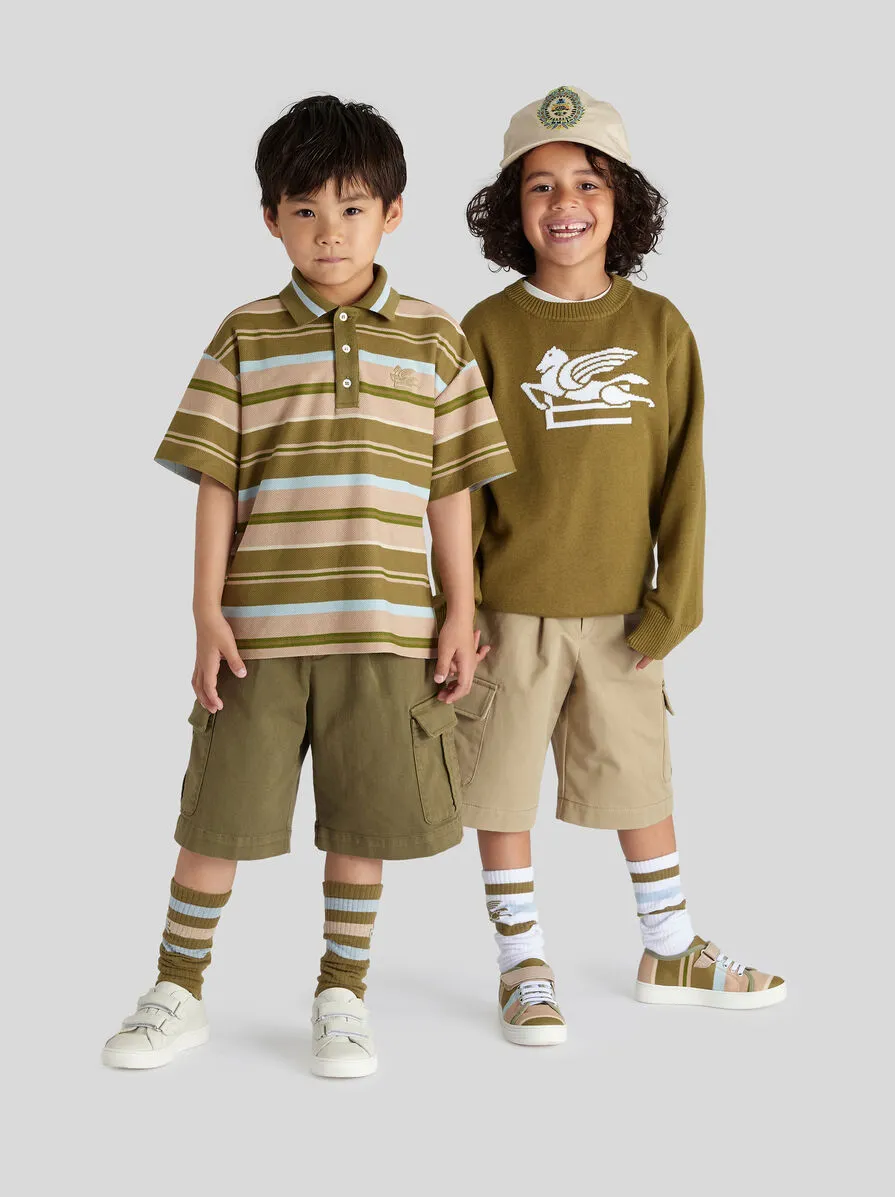 SNEAKERS IN PELLE PER BAMBINI