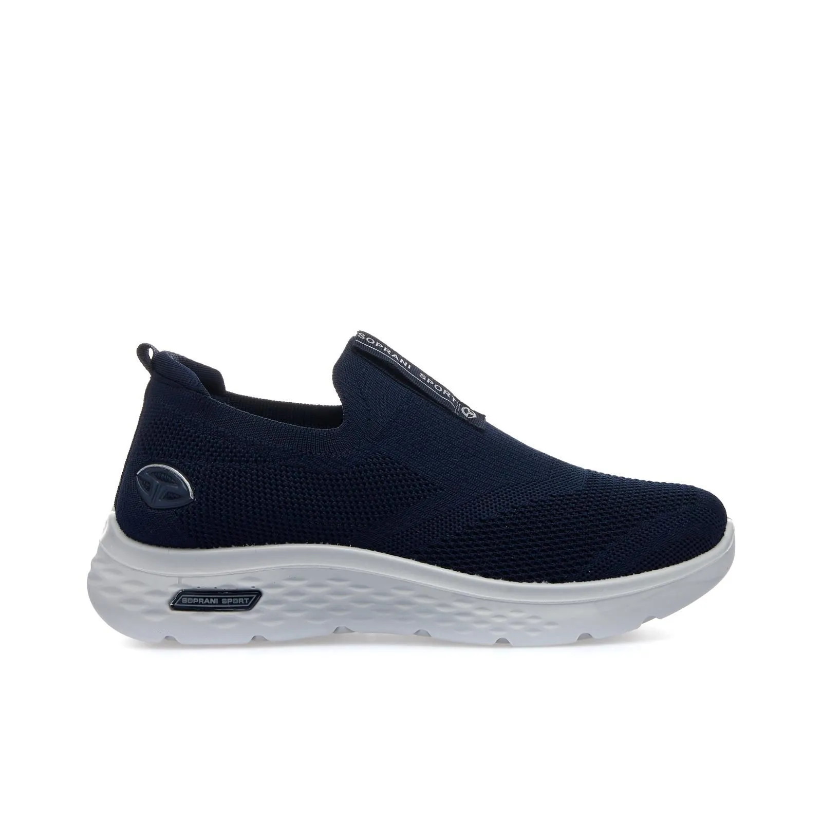 Sneakers running slip on blu da uomo