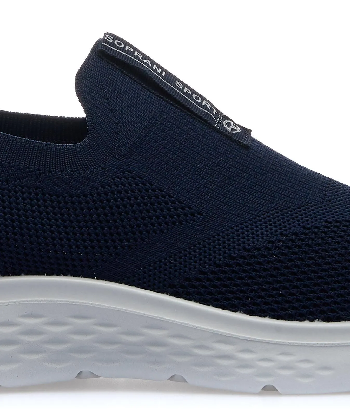 Sneakers running slip on blu da uomo