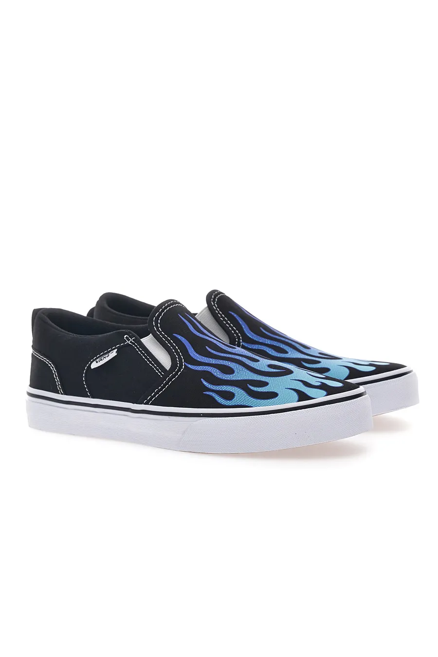 Sneakers Slip-On con Fiamme Vans Asher