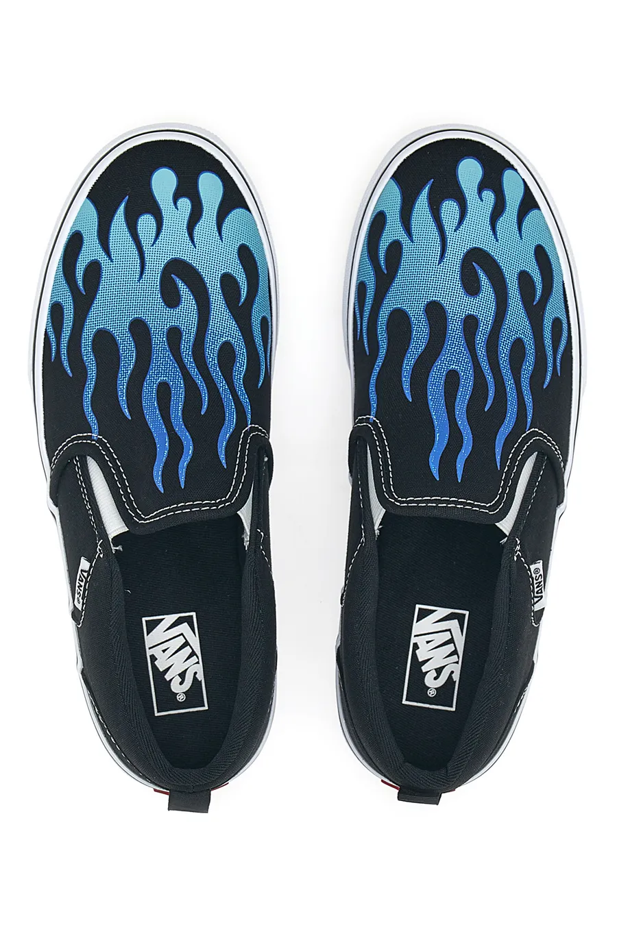 Sneakers Slip-On con Fiamme Vans Asher