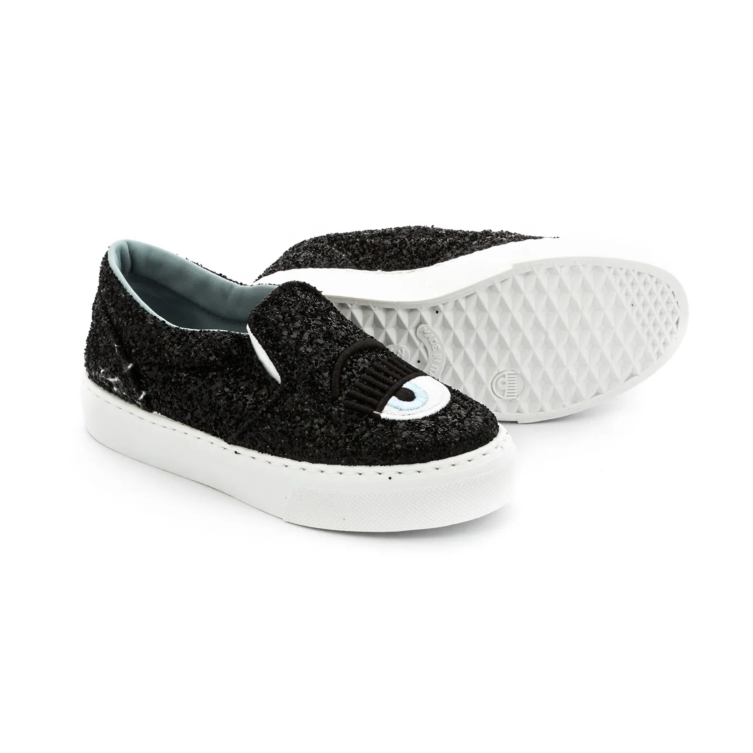 Sneakers Slip On Nere Bambina Teen
