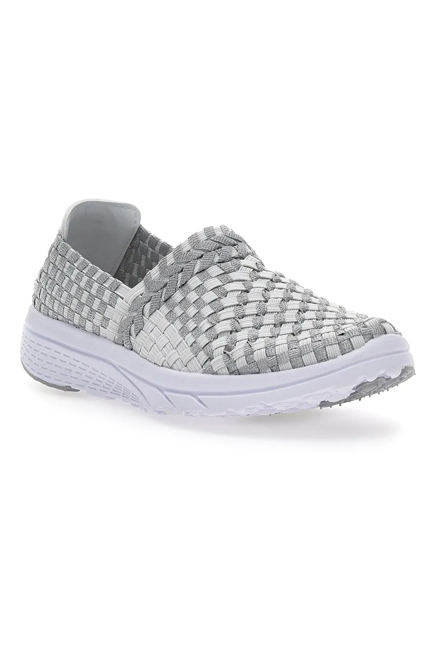 Sneakers Slip-on Overland 640 Bianche e Grigie