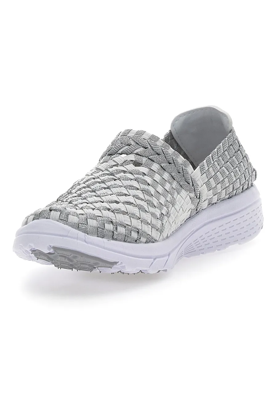 Sneakers Slip-on Overland 640 Bianche e Grigie