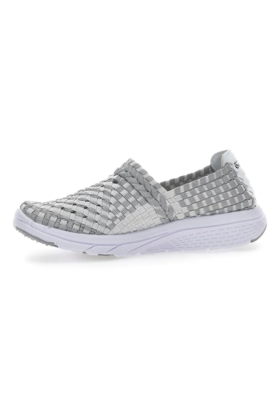 Sneakers Slip-on Overland 640 Bianche e Grigie