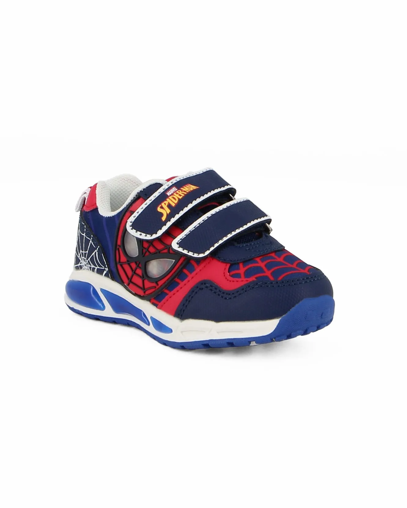 SPIDERMAN - Sneakers da bimbo blu con personaggio laterale in rilievo e luci                                            Previous