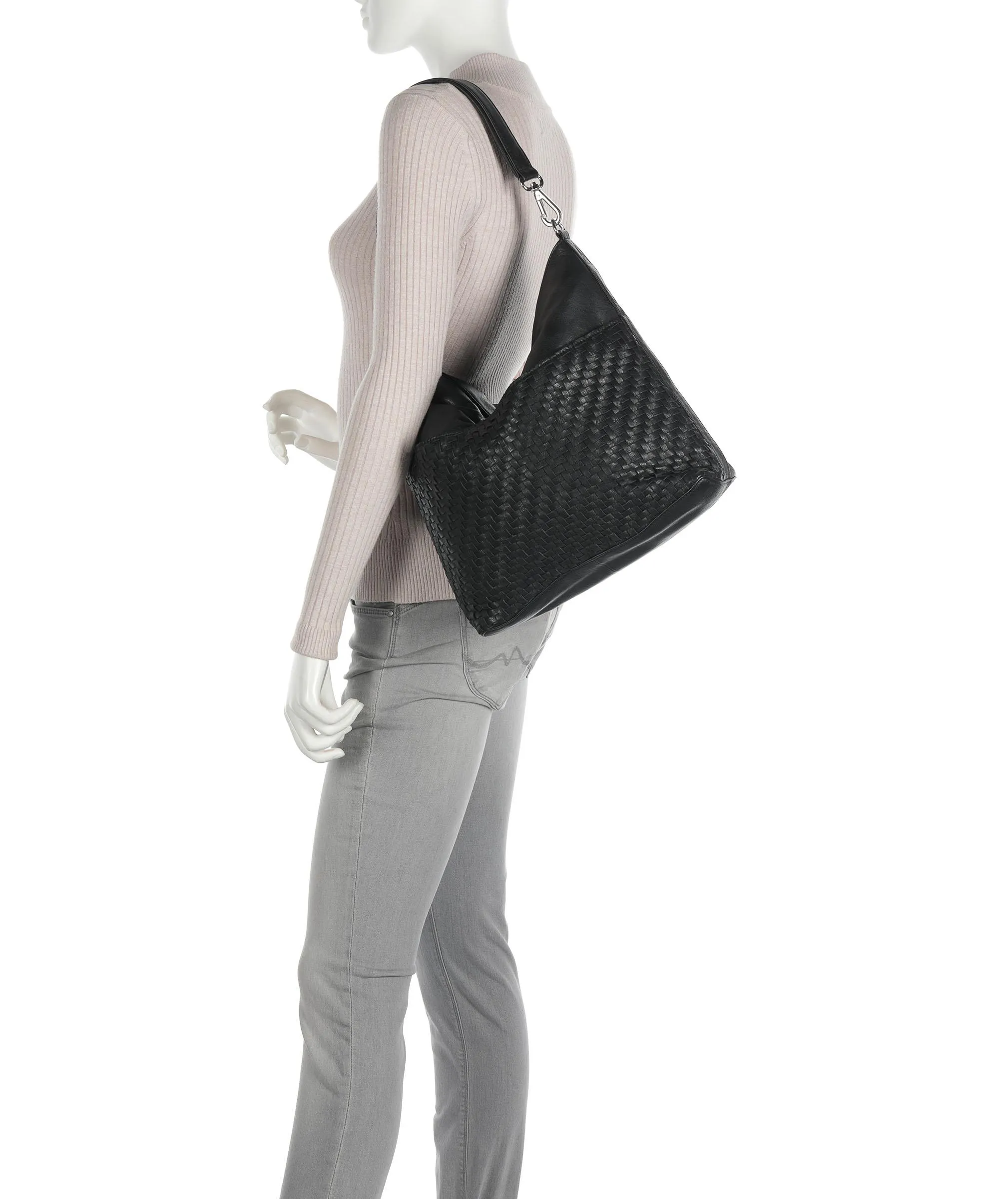  Still Nordic Anouk Anouk Borsa hobo pelle granulata nero  