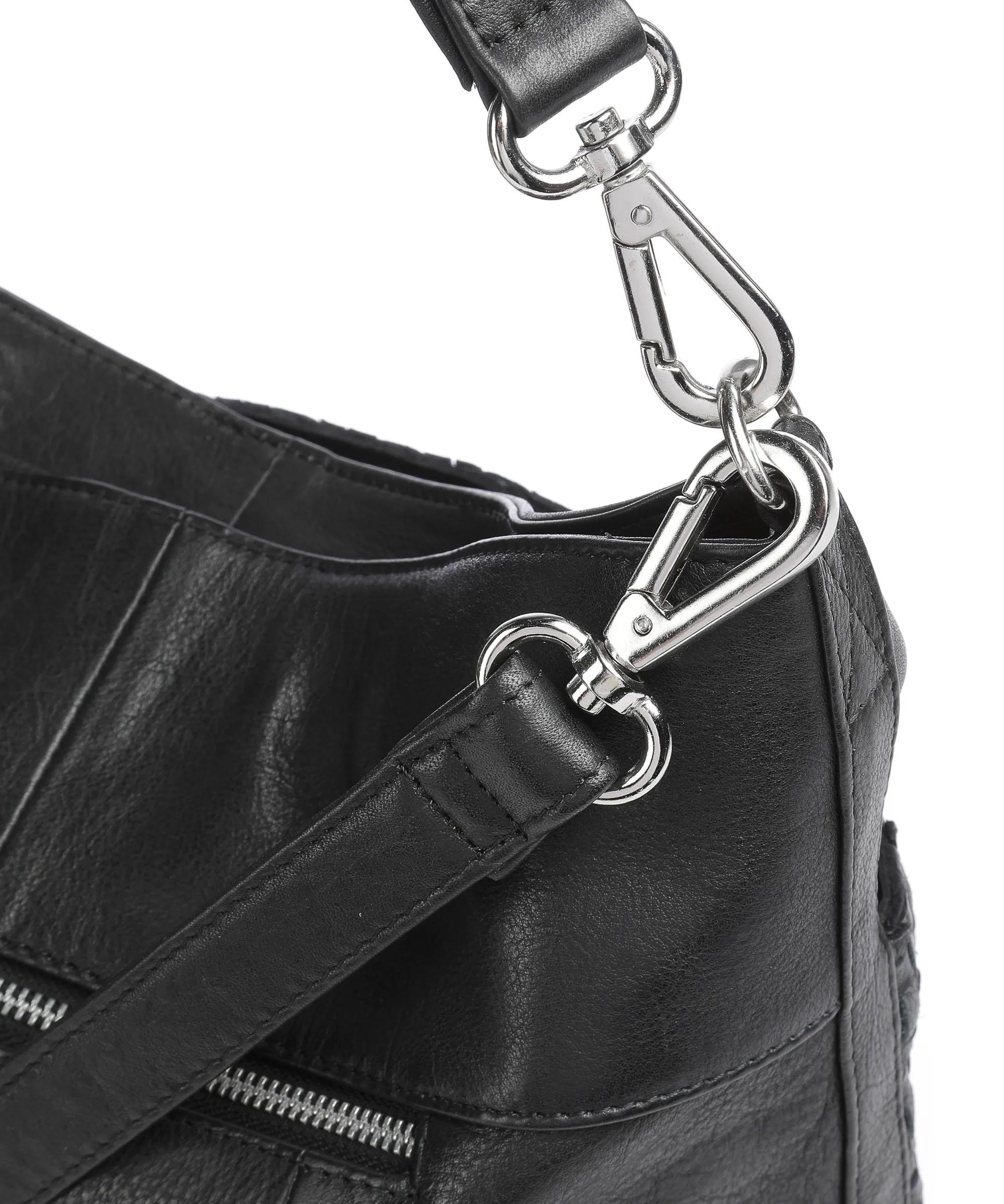  Still Nordic Anouk Anouk Borsa hobo pelle granulata nero  