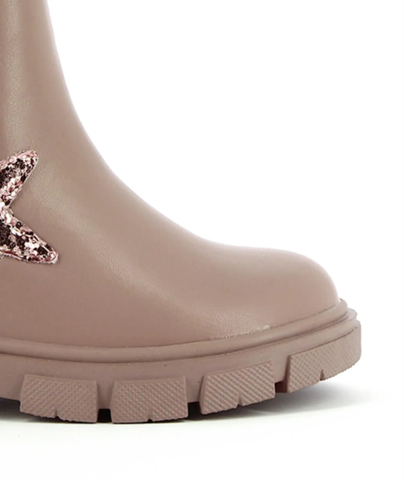 Stivaletti rosa con stelle glitterate