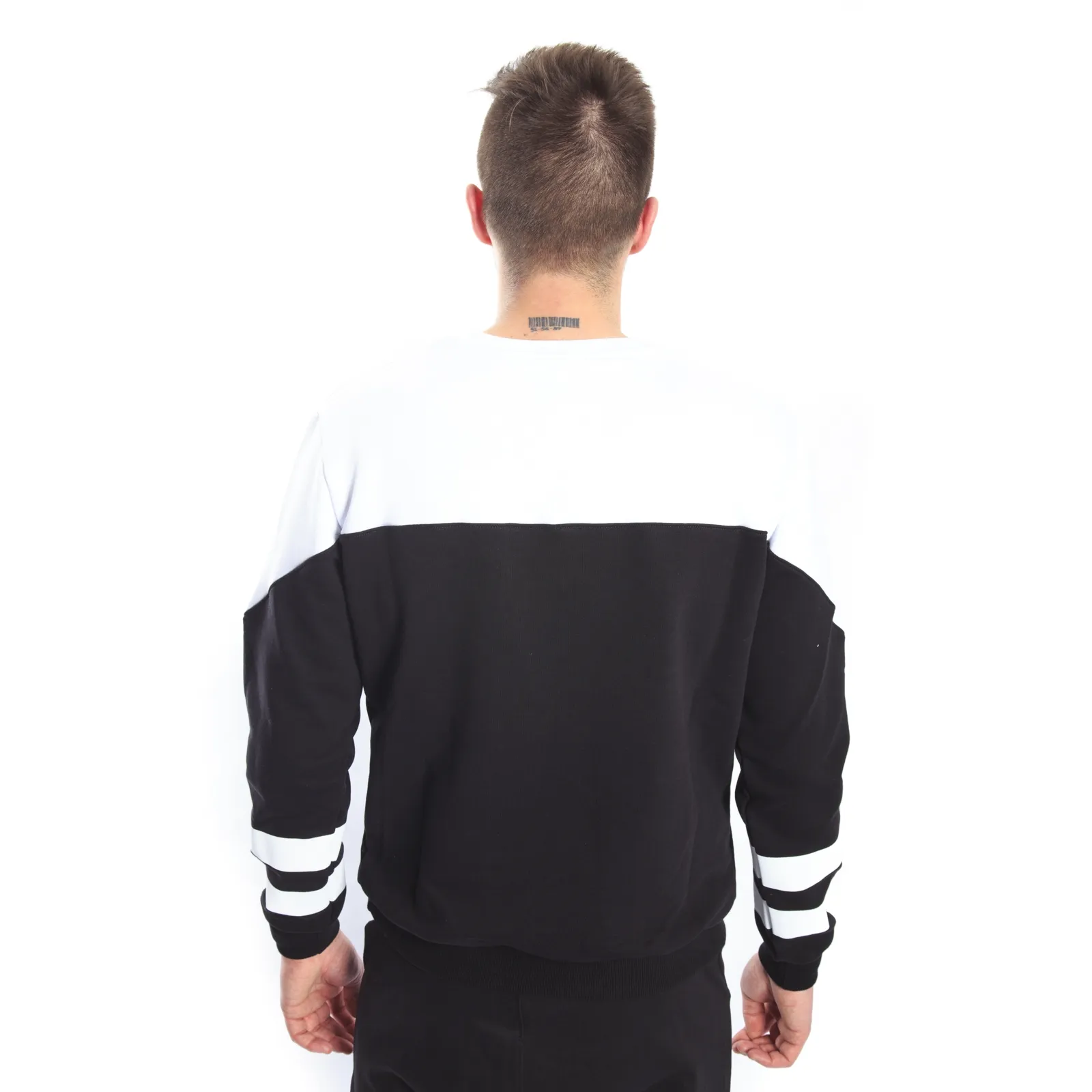 STK SUPER TOKYO Felpa con stampa NERO STK1137
