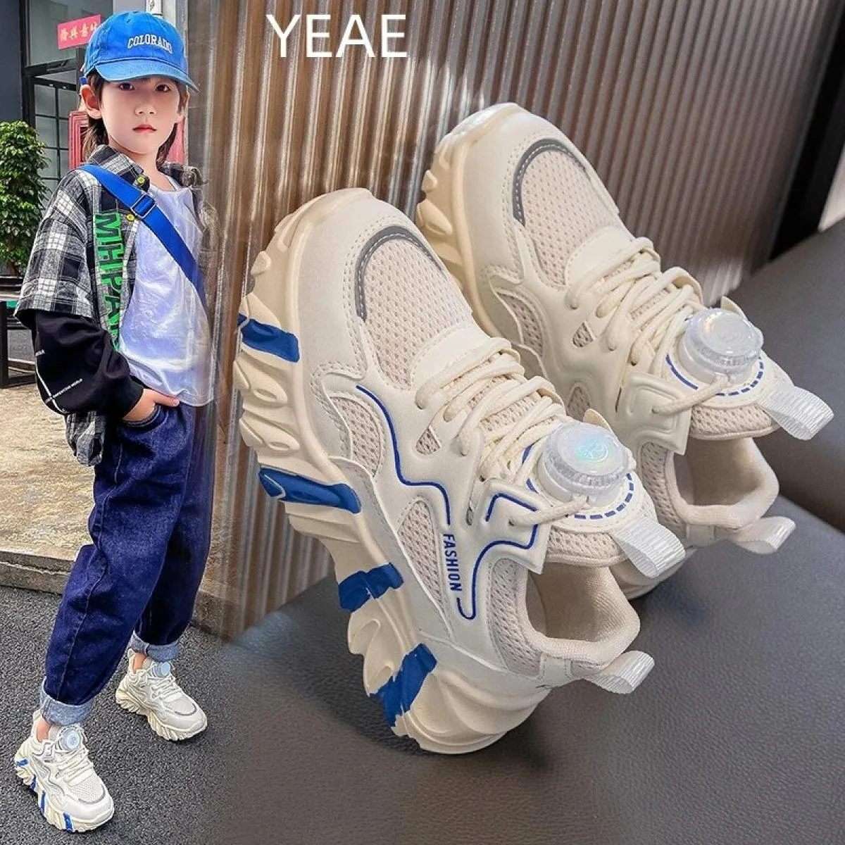 Studenti sportivi primaverili e autunnali Tutti abbinati Scarpe da papà Scarpe sportive per bambini Scarpe da esterno Alla moda