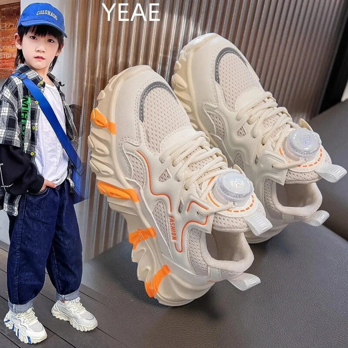 Studenti sportivi primaverili e autunnali Tutti abbinati Scarpe da papà Scarpe sportive per bambini Scarpe da esterno Alla moda