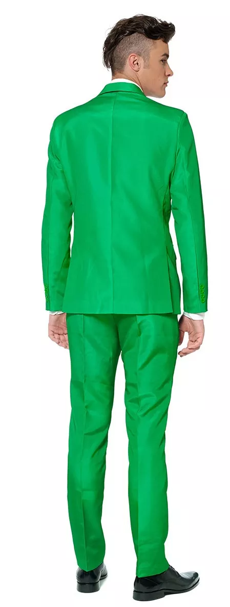 Suitmeister Abito verde solido