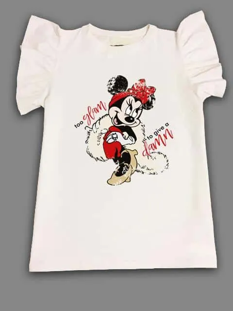 T-shirt con stampa Minnie