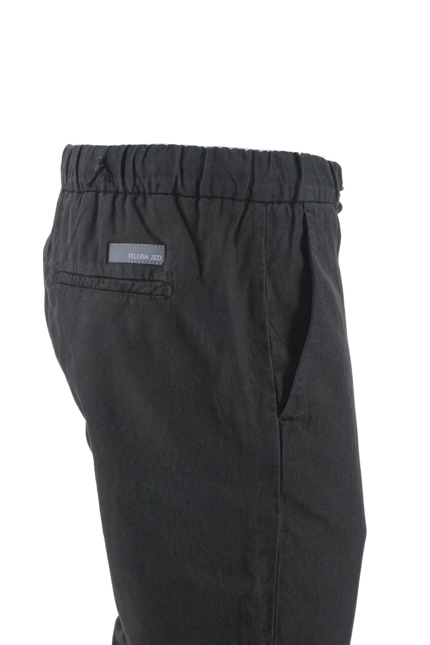 Teleria Zed Trousers with Drawstring / Black