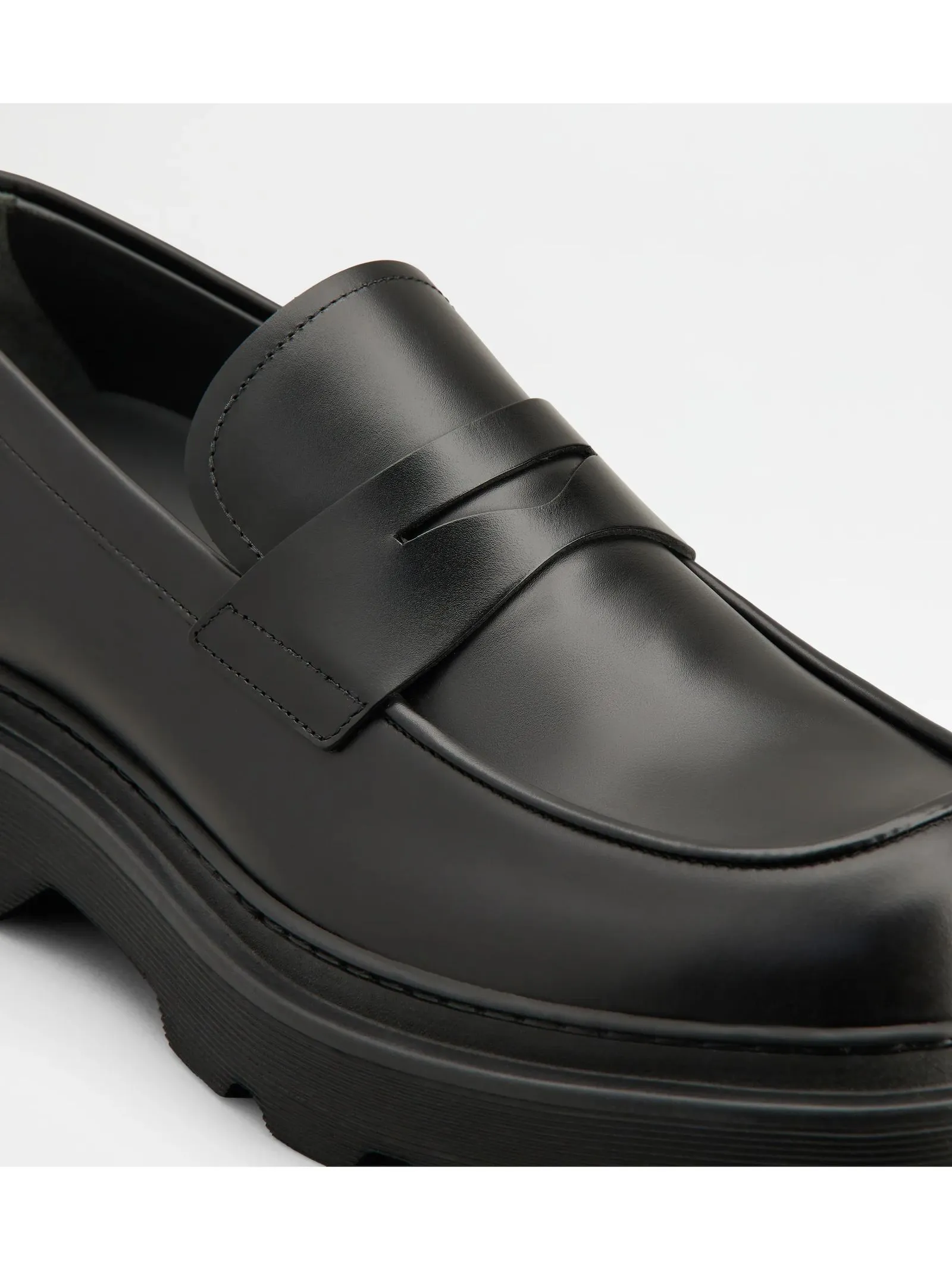 TOD'S Calzature,Mocassini Mocassino in pelle di vitello nero 