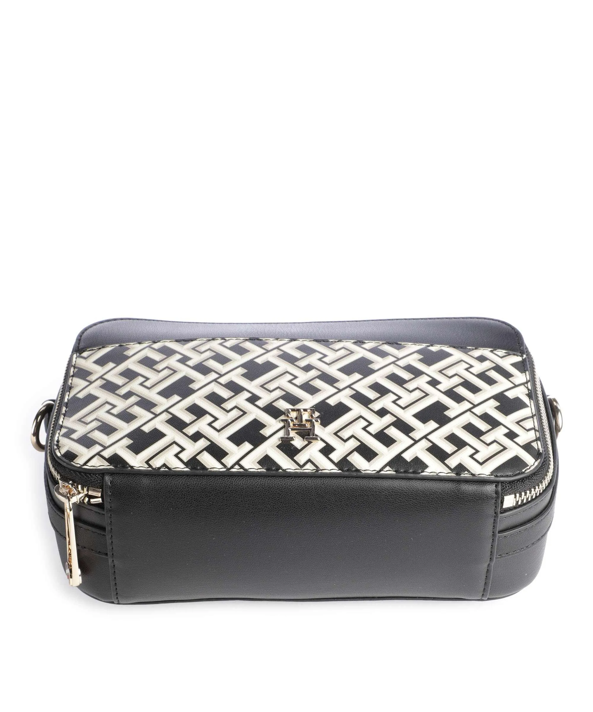  Tommy Hilfiger Iconic Borsa a tracolla pelle sintetica nero  