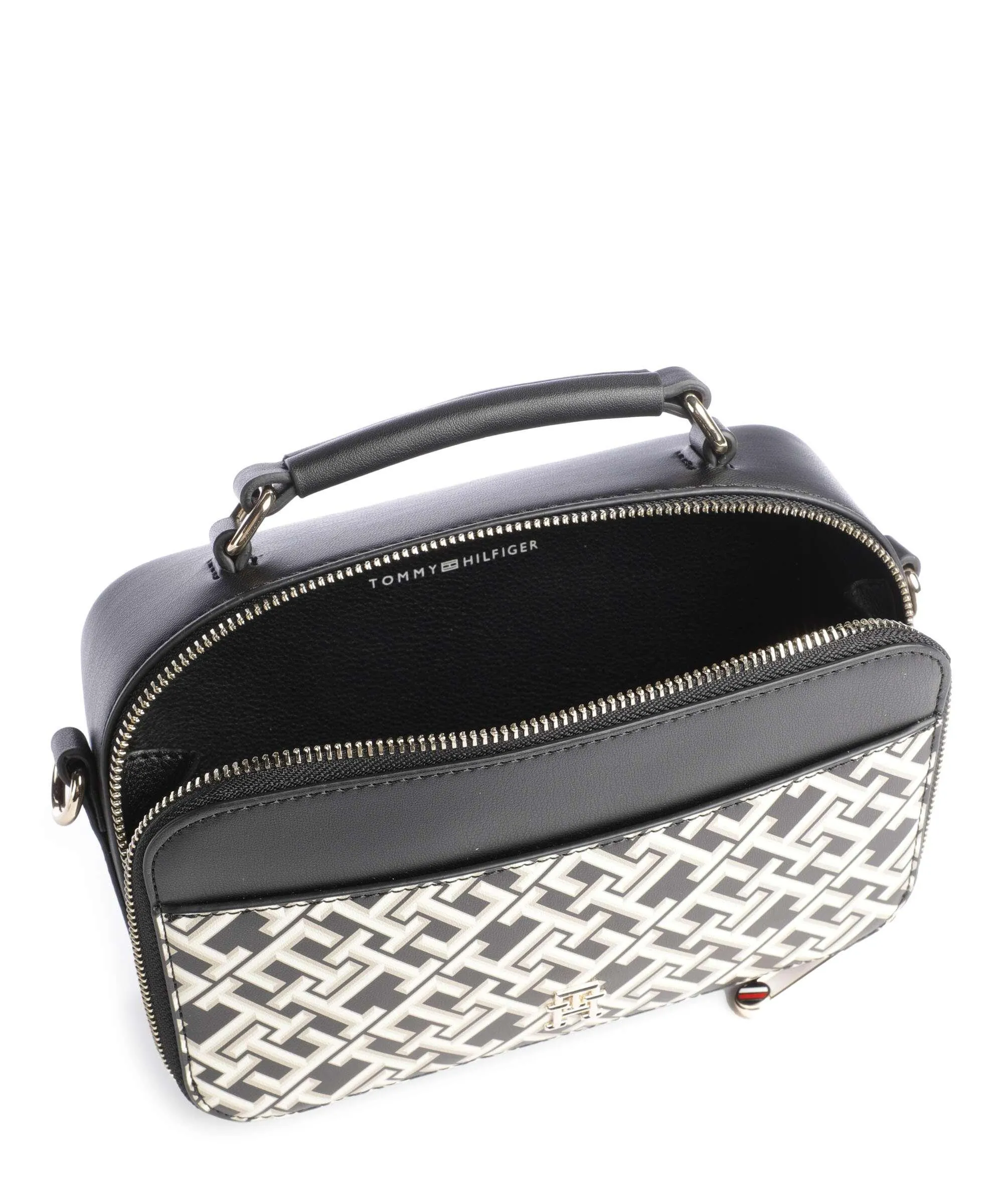  Tommy Hilfiger Iconic Borsa a tracolla pelle sintetica nero  