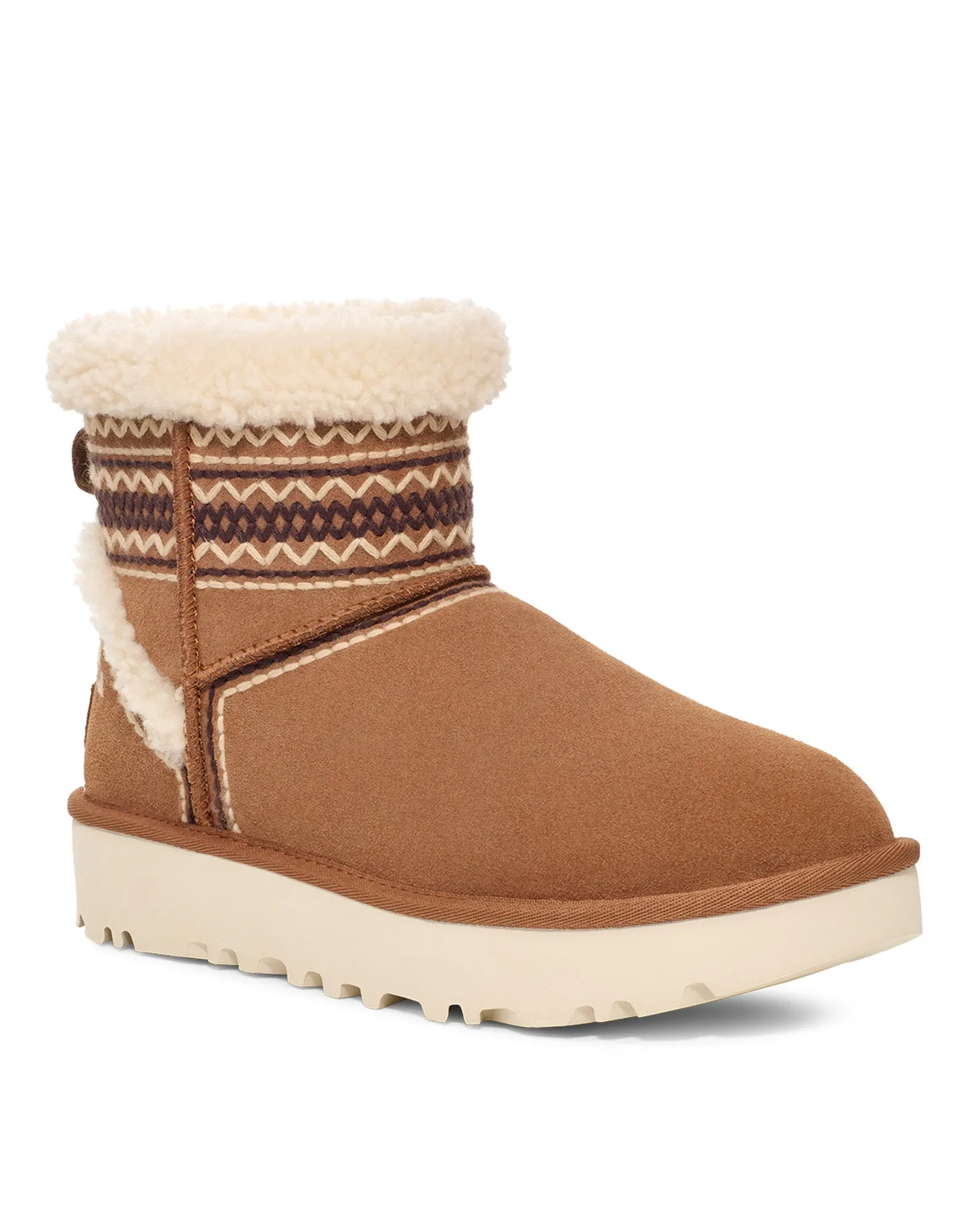 UGG Stivaletti Classic Mini Atherson Chestnut