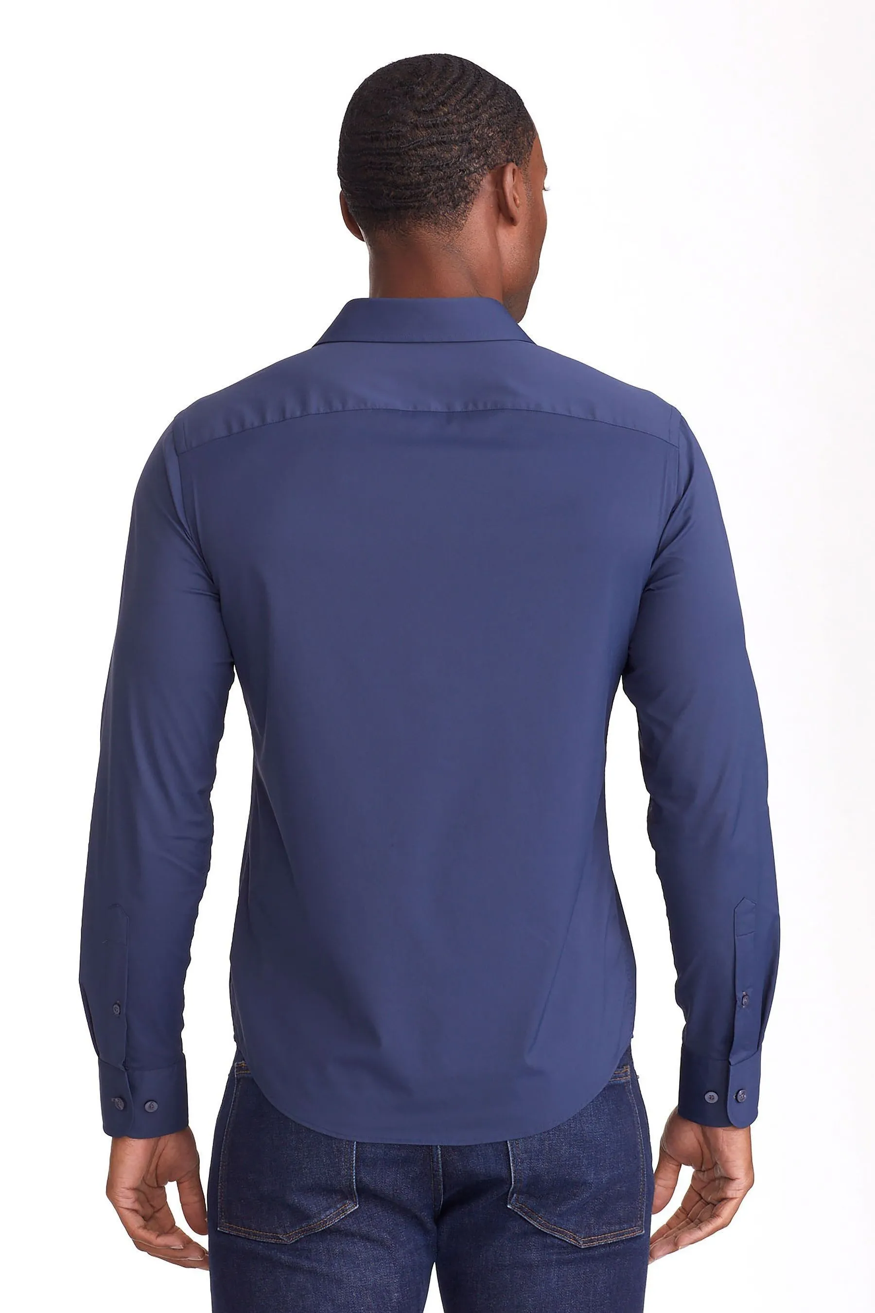 UNTUcKit - Camicia gironda comoda senza rughe    