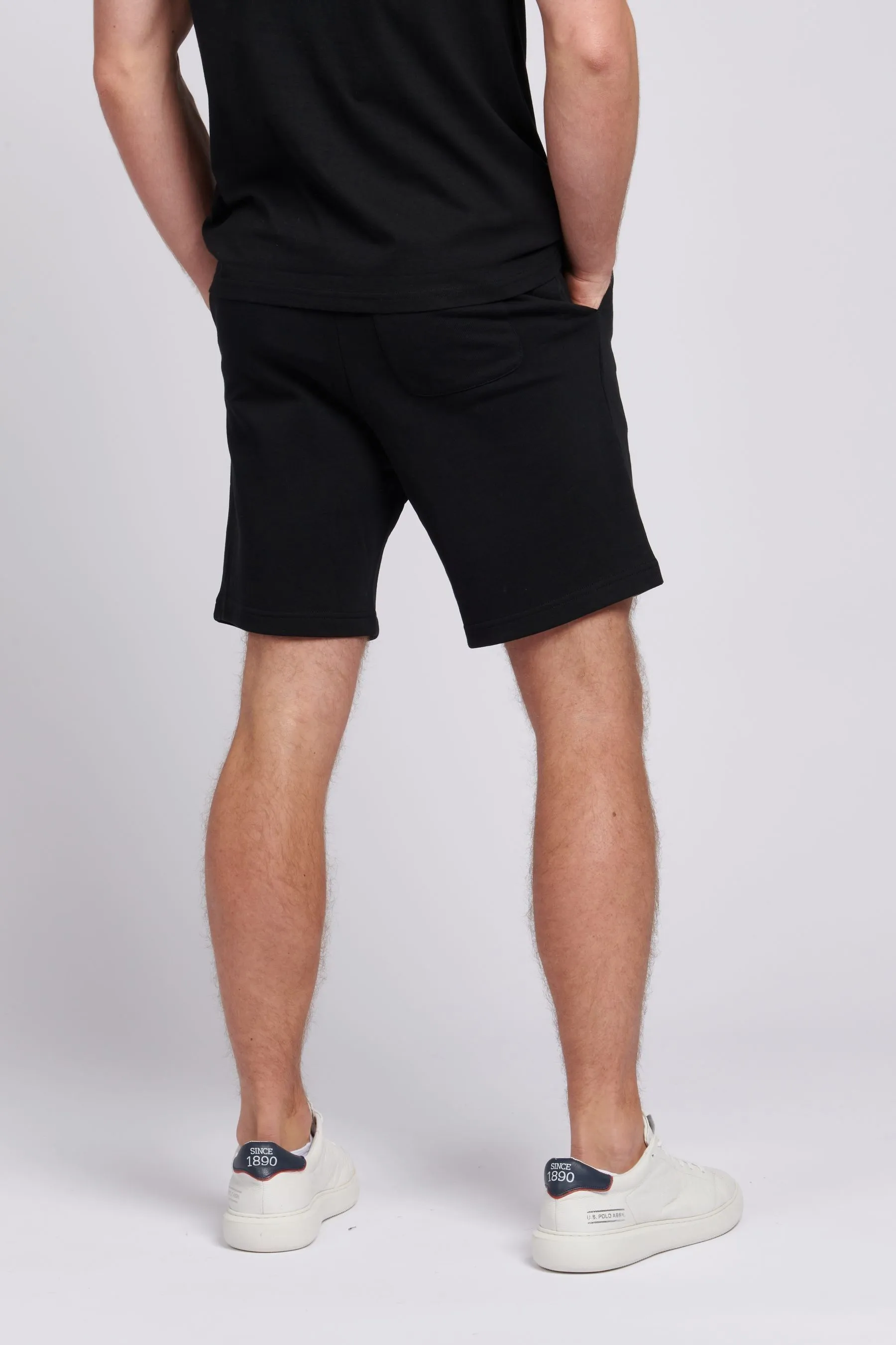 U.S. Polo Assn. Uomo - Shorts in felpa con doppio cavaliere vestibilità classica