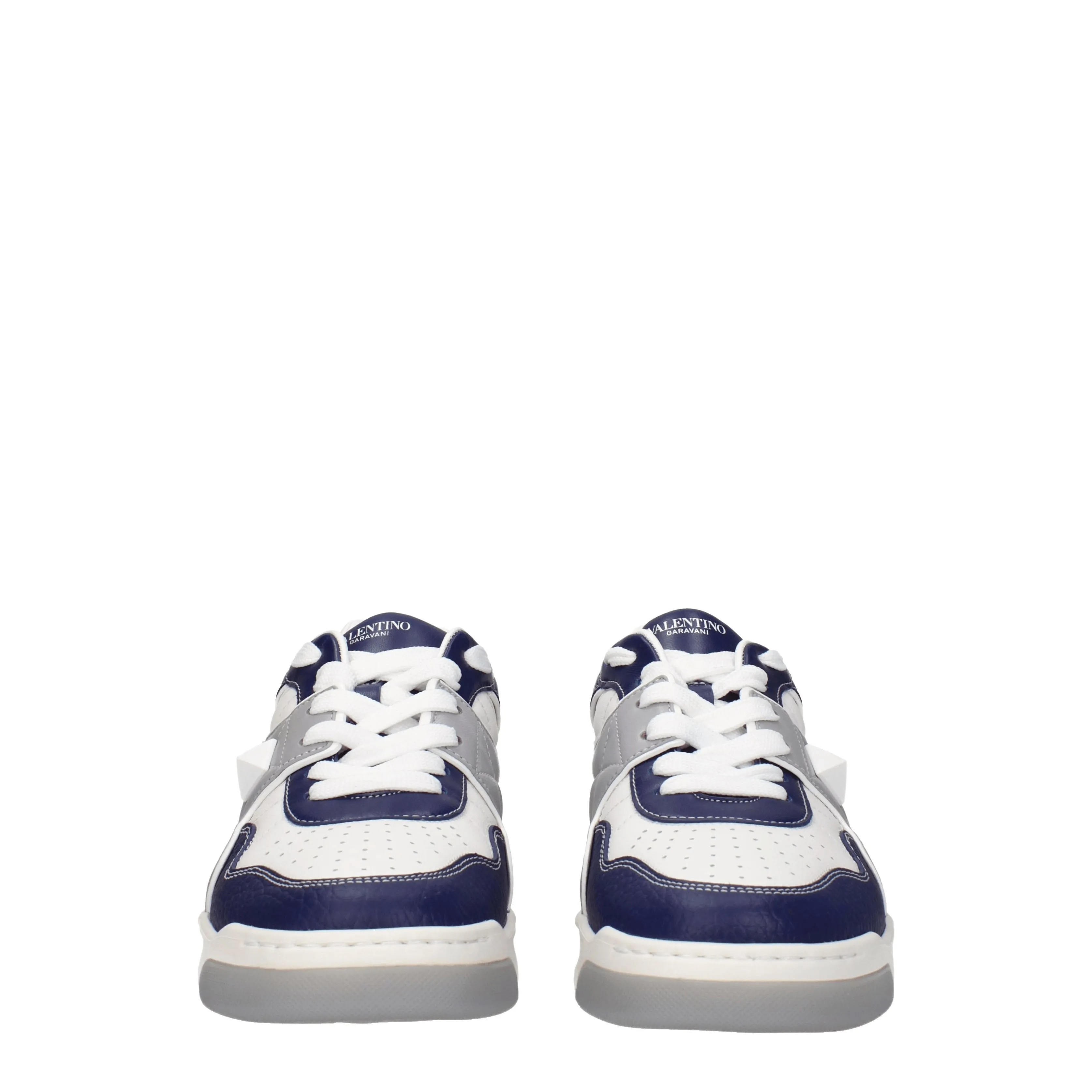 Valentino Garavani Sneakers Uomo Pelle Grigio/Blu