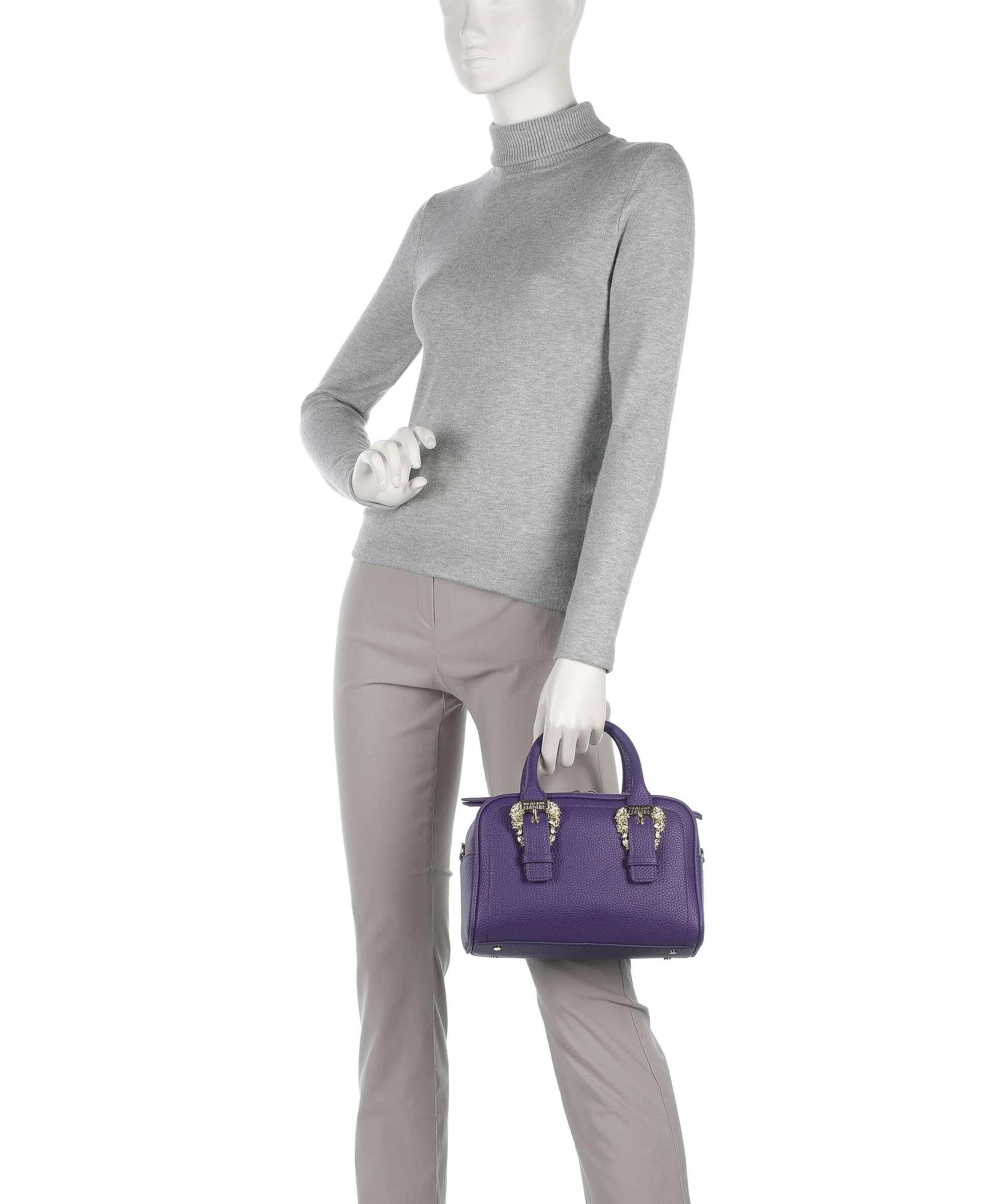  Versace Jeans Couture Couture 01 Borsa a mano pelle sintetica viola  