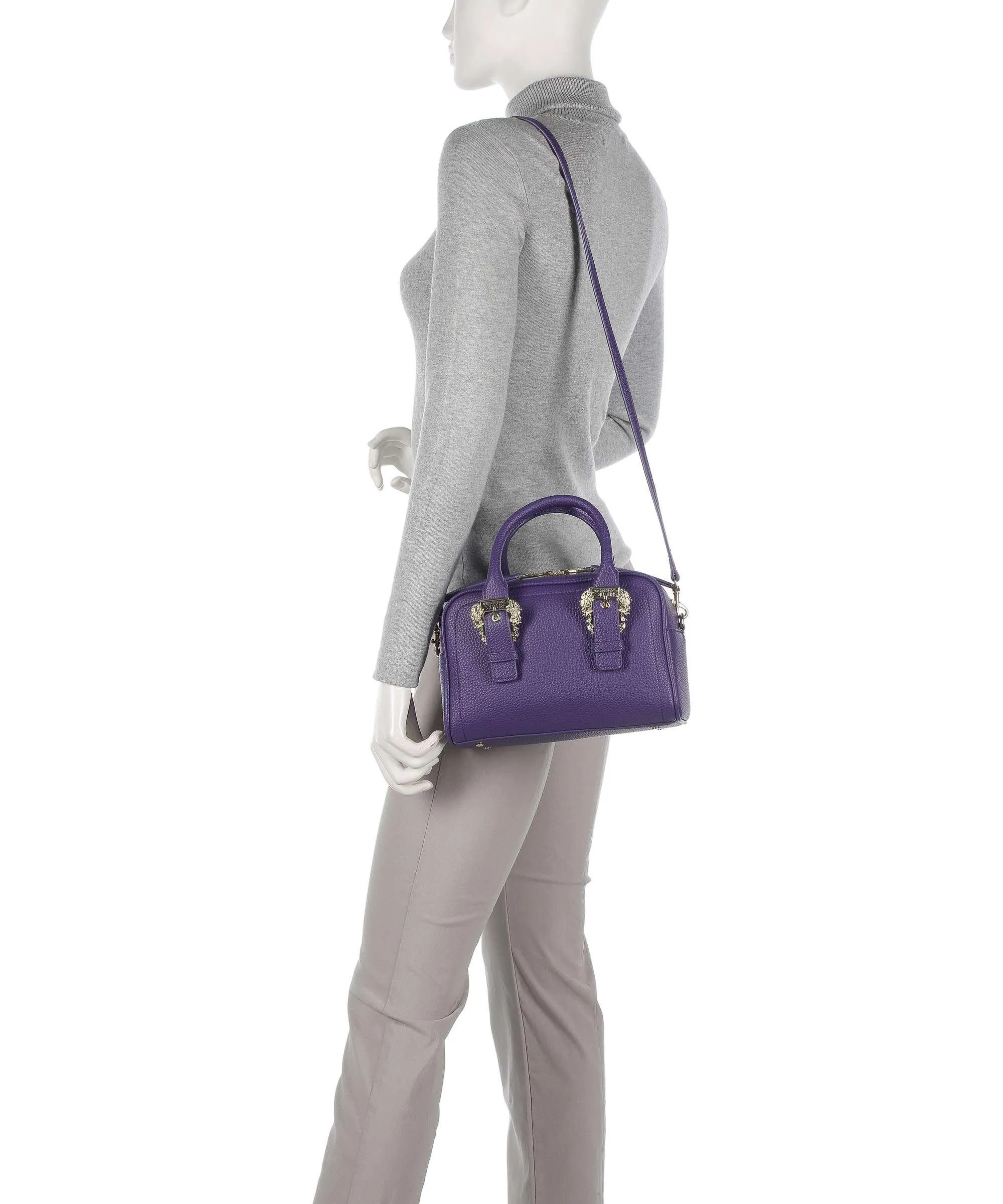  Versace Jeans Couture Couture 01 Borsa a mano pelle sintetica viola  