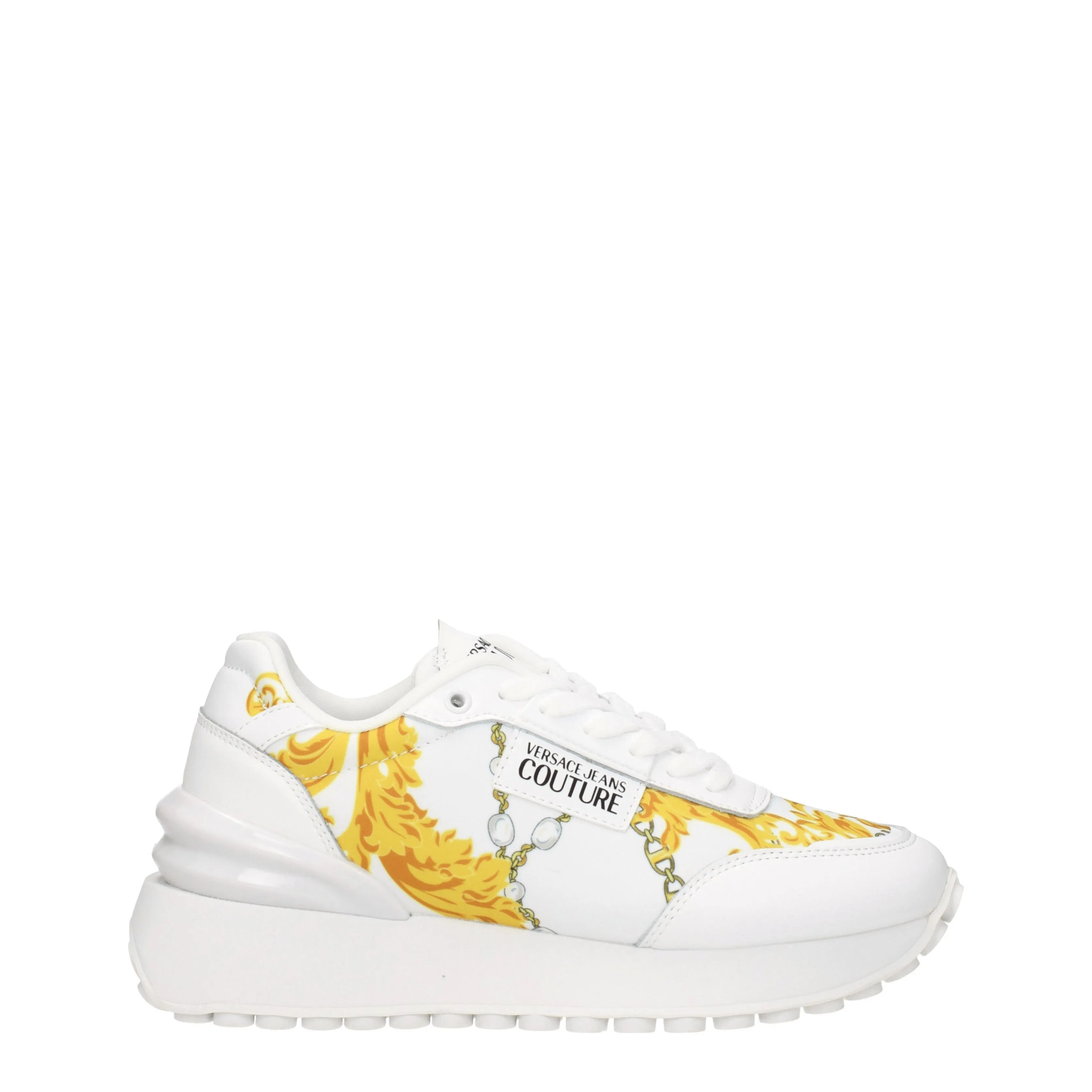 Versace Jeans Sneakers Couture Donna Tessuto Bianco