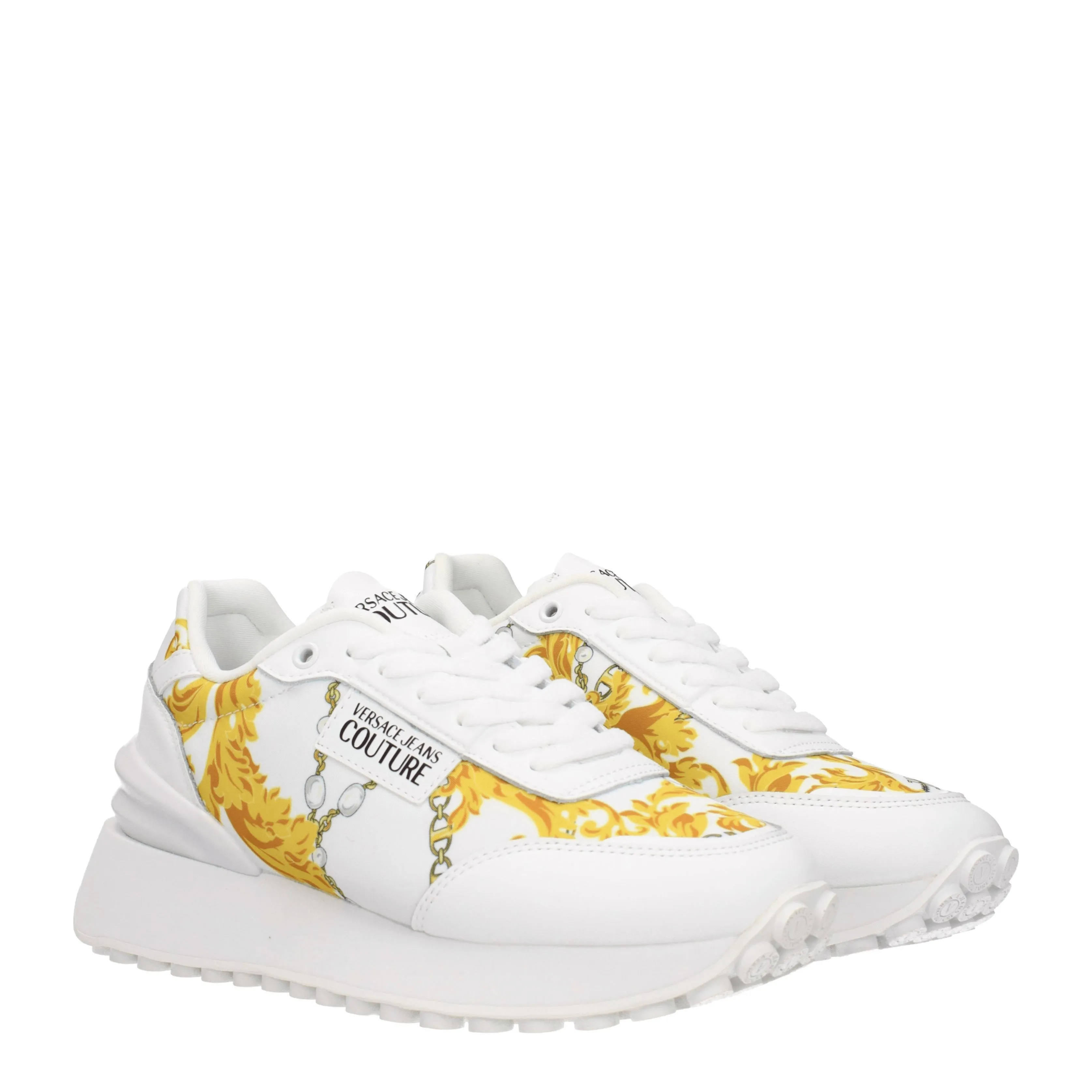 Versace Jeans Sneakers Couture Donna Tessuto Bianco