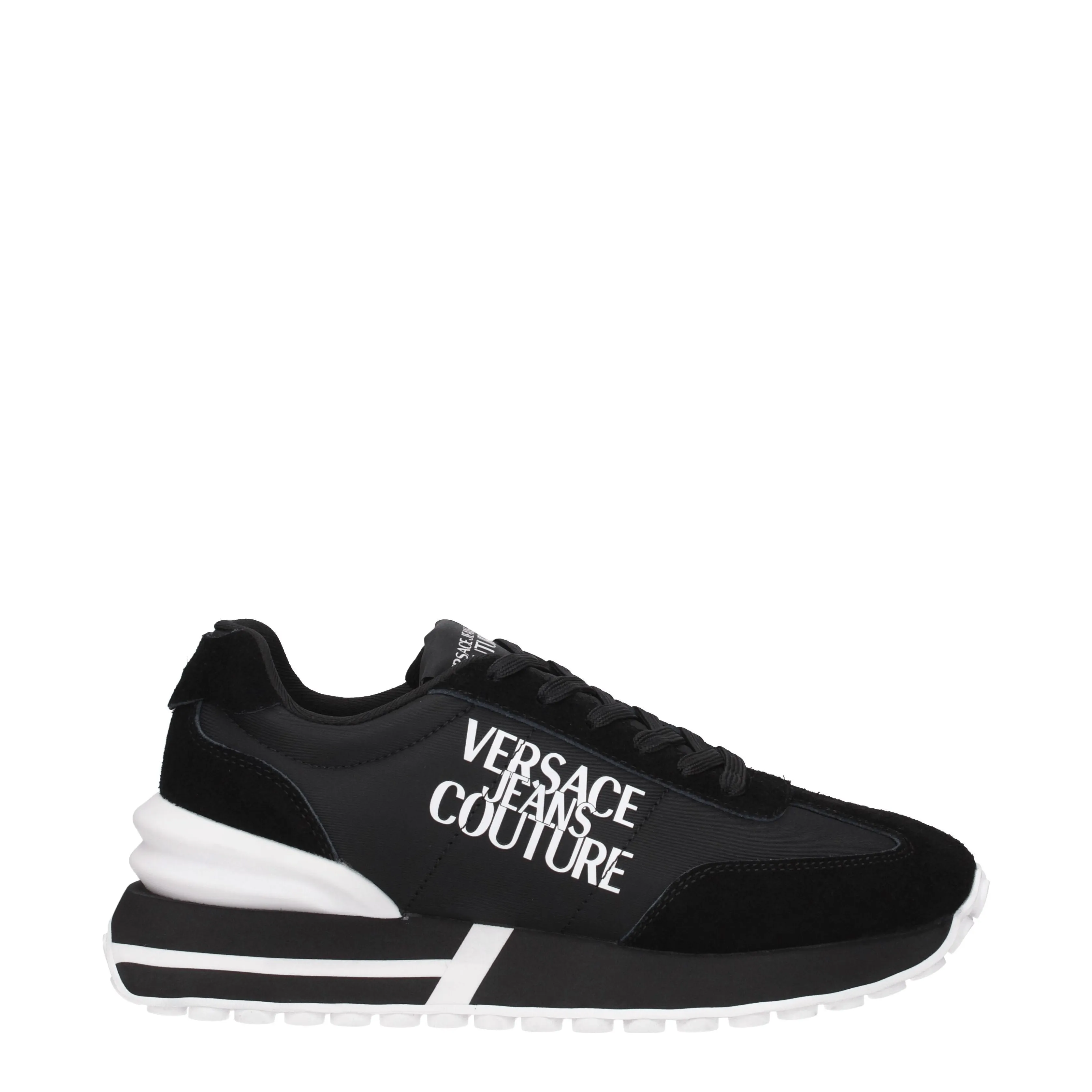 Versace Jeans Sneakers Couture Uomo Tessuto Nero