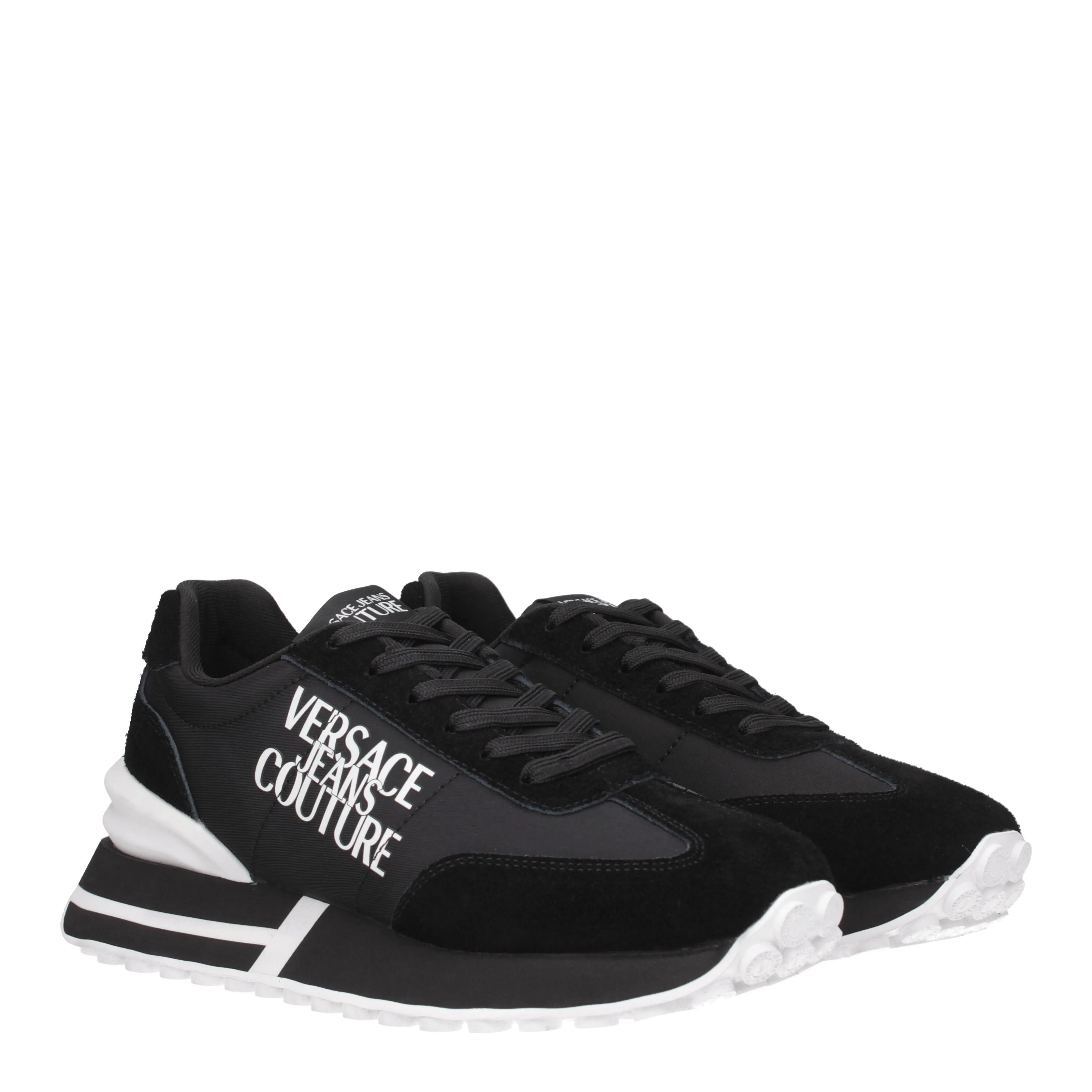 Versace Jeans Sneakers Couture Uomo Tessuto Nero