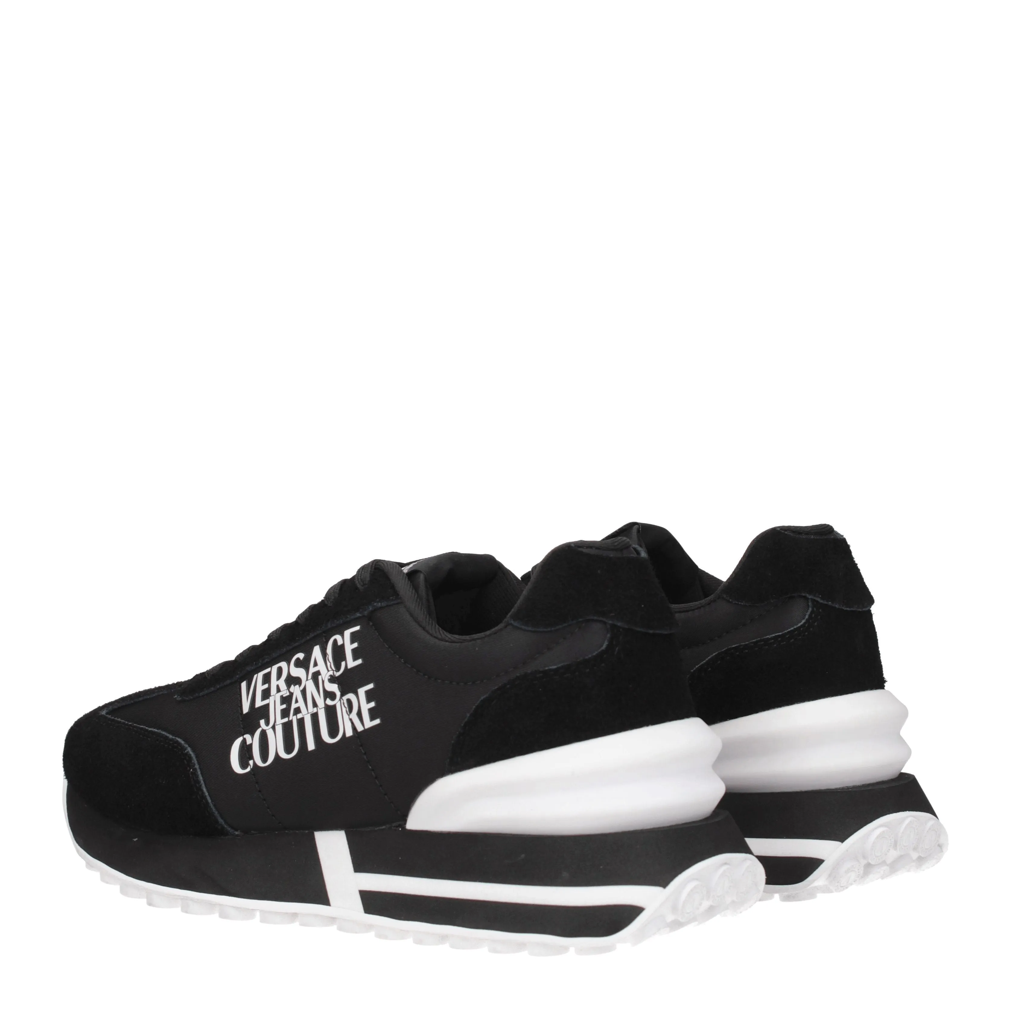 Versace Jeans Sneakers Couture Uomo Tessuto Nero