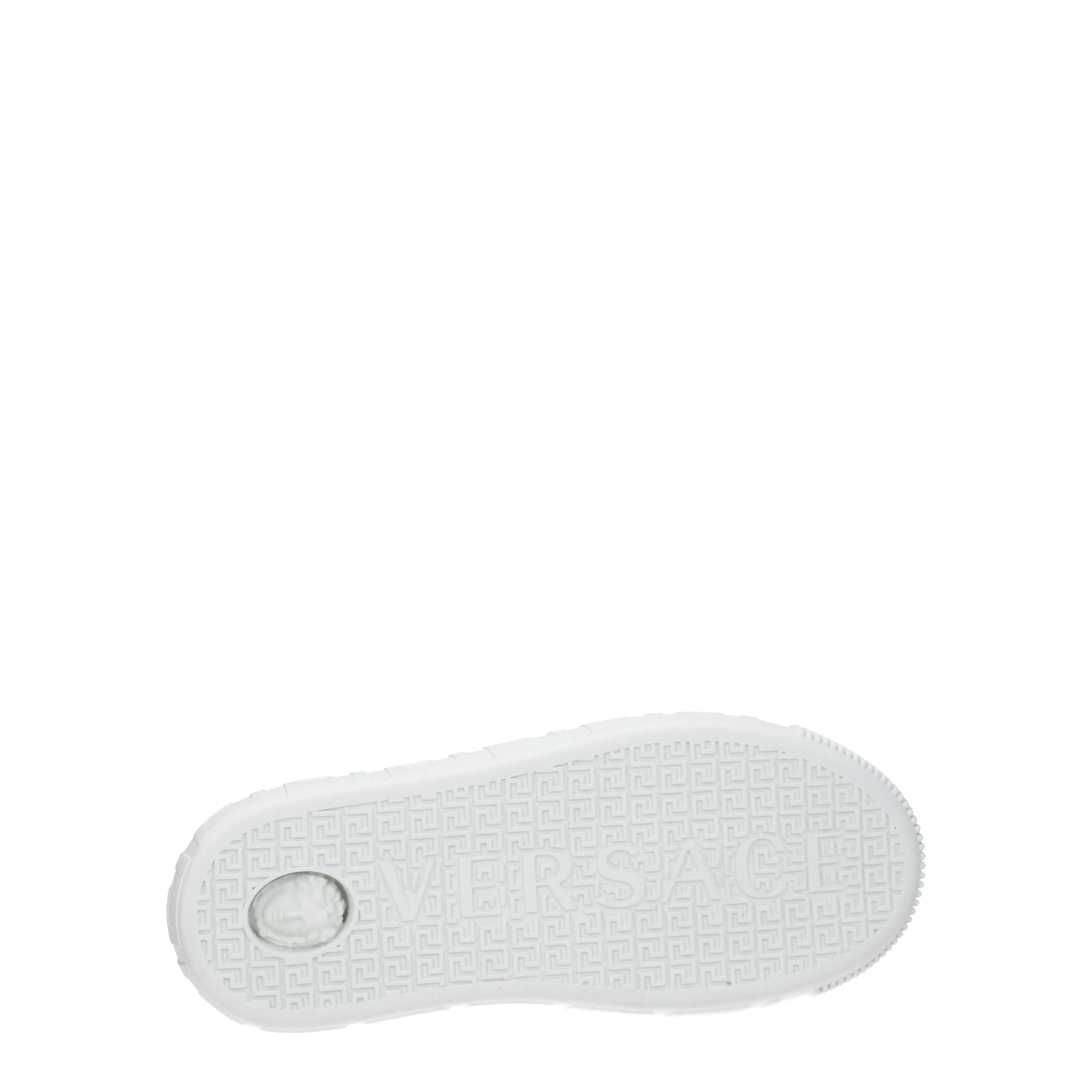 Versace Sneakers Greca Donna Pelle Bianco/Nero