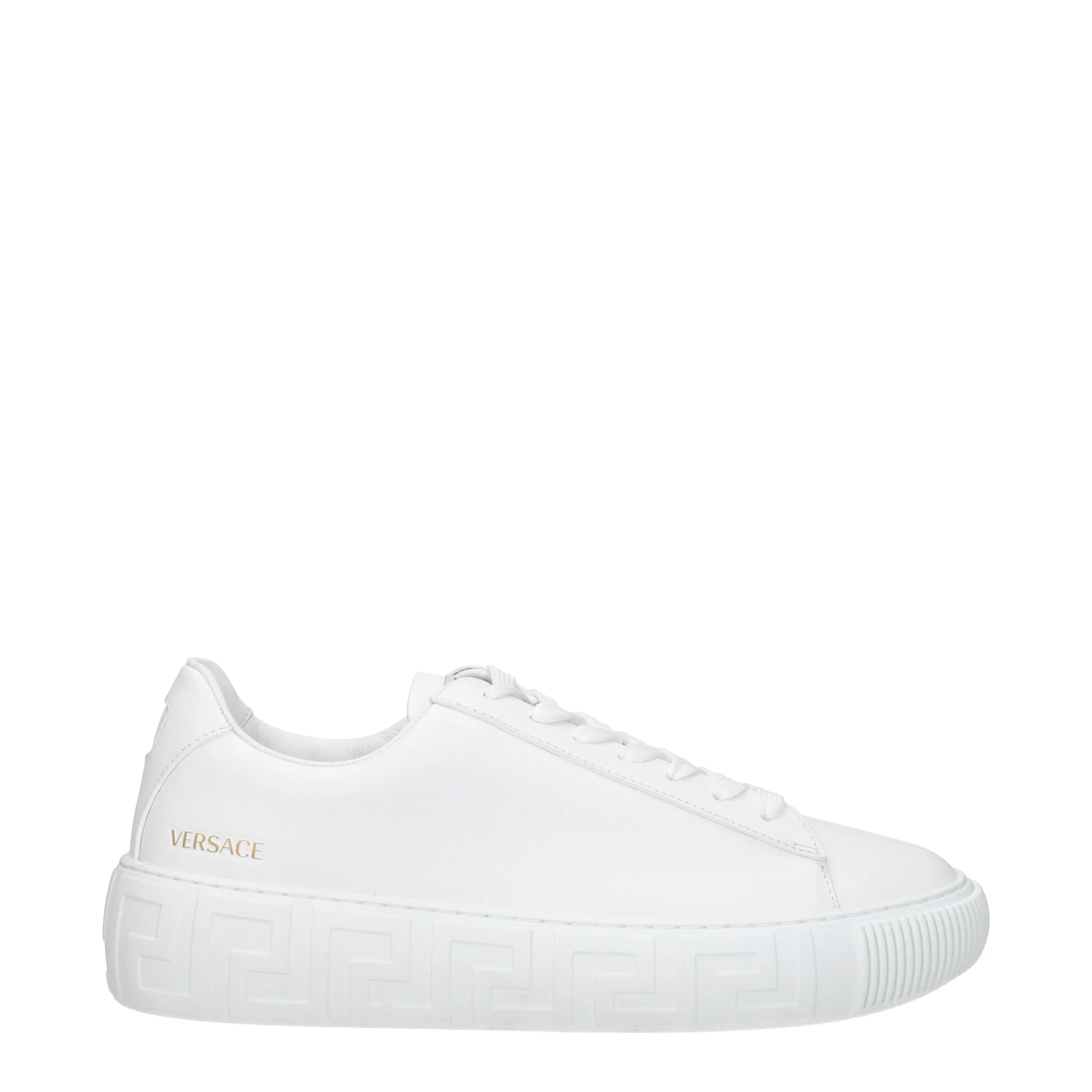 Versace Sneakers Greca Uomo Pelle Bianco