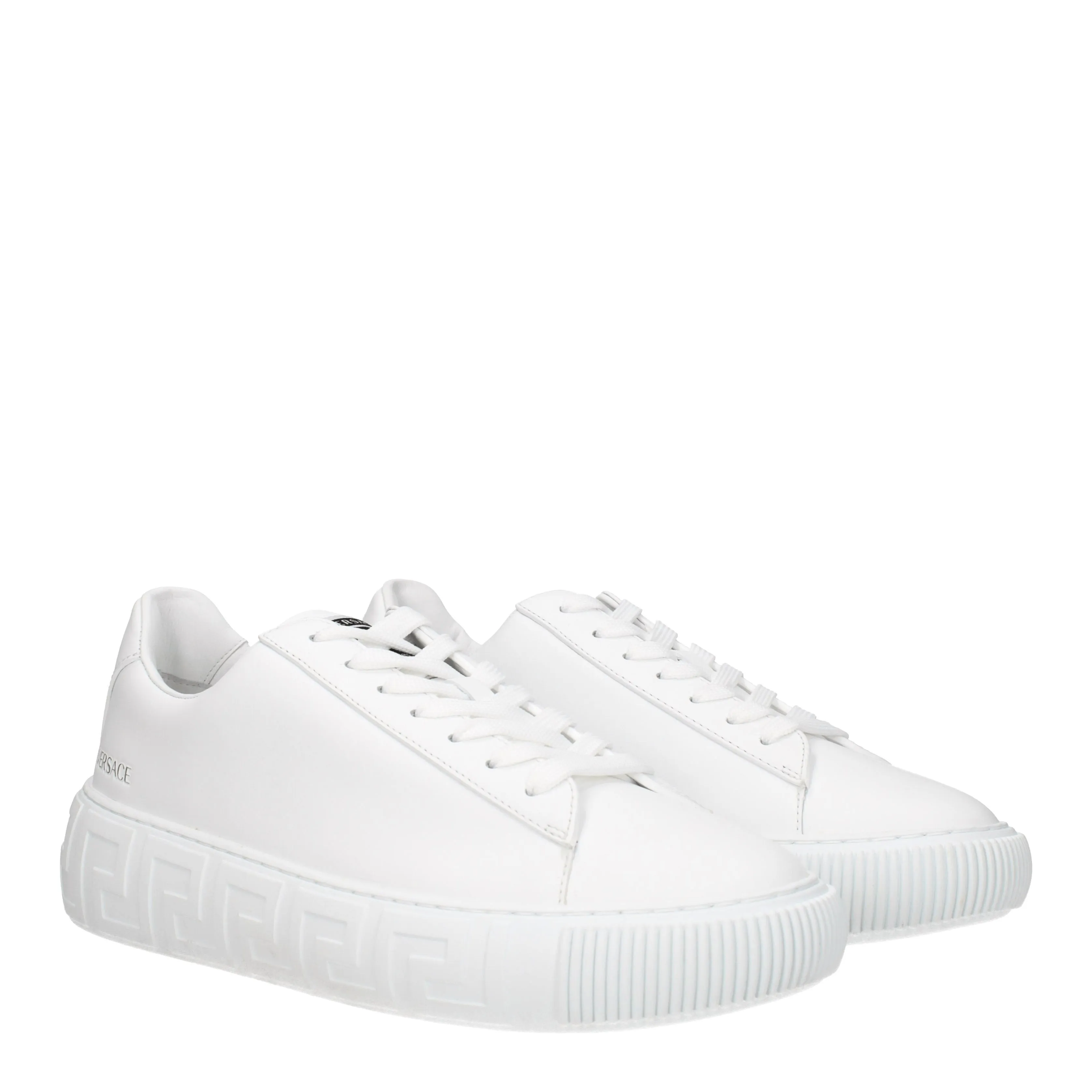 Versace Sneakers Greca Uomo Pelle Bianco