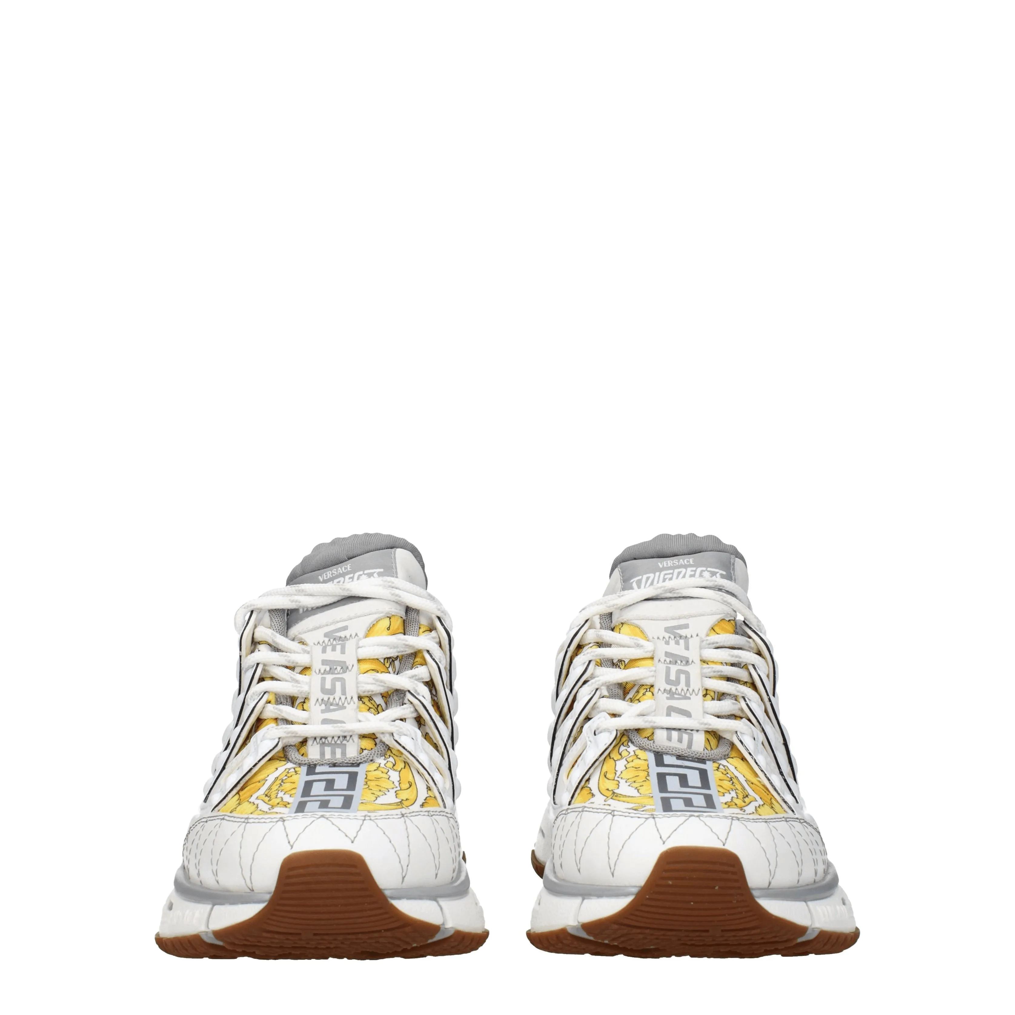Versace Sneakers Trigreca Donna Tessuto Bianco/Grigio