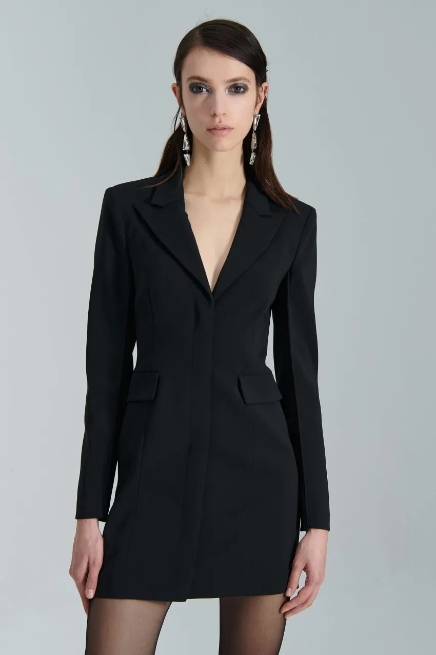 Veste-robe ESSENTIAL en crêpe