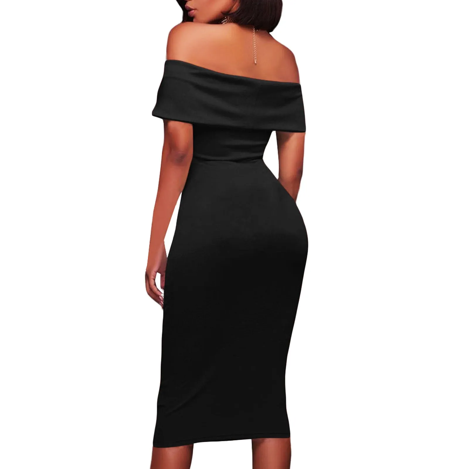 Vestito donna miniabito aderente DL-2099